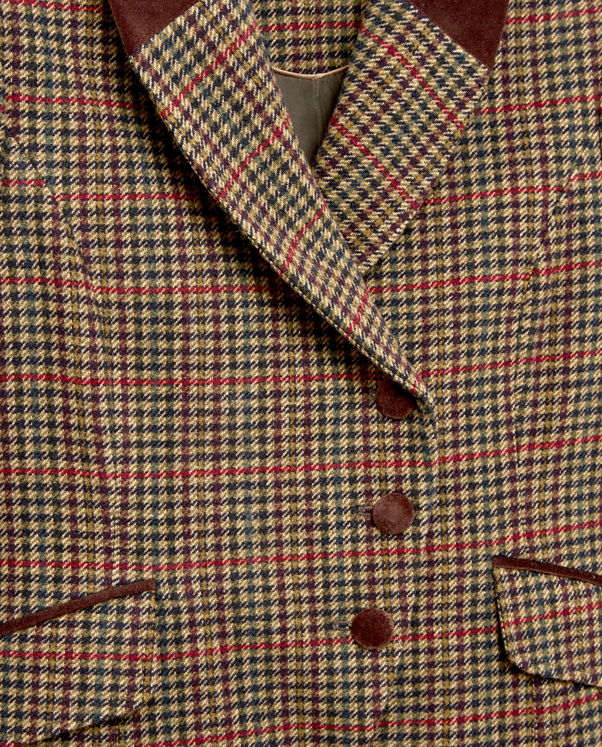 Imagen 5 de Chaqueta de mujer con cuadros de terciopelo y peplum - Lloyd's - Verde Verde