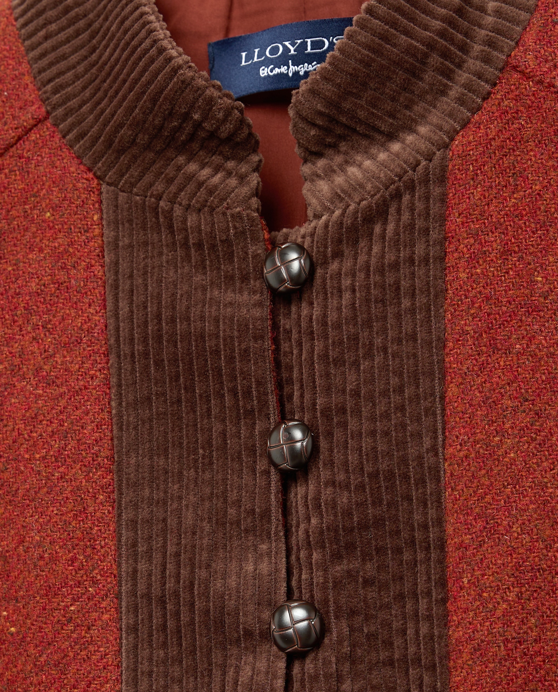 Chaqueta corta de mujer en color liso - Lloyd's - 770 Terracota 770 Terracota-6