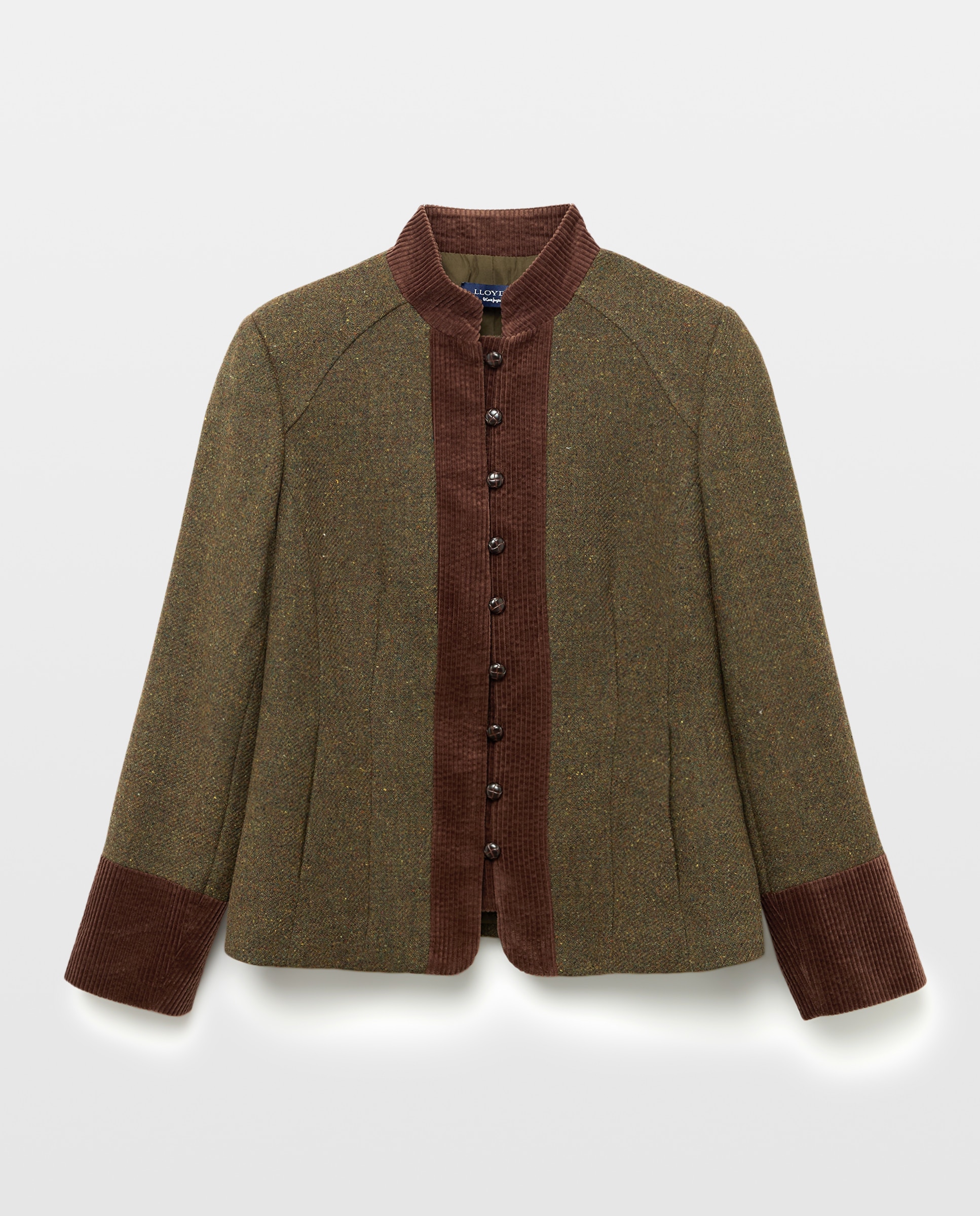 Chaqueta corta de mujer en color liso - Lloyd's - 520 Kaki 520 Kaki-4