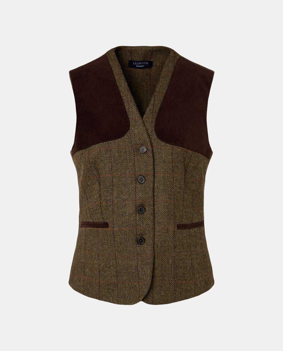 Colete aos Quadrados Torrado-4