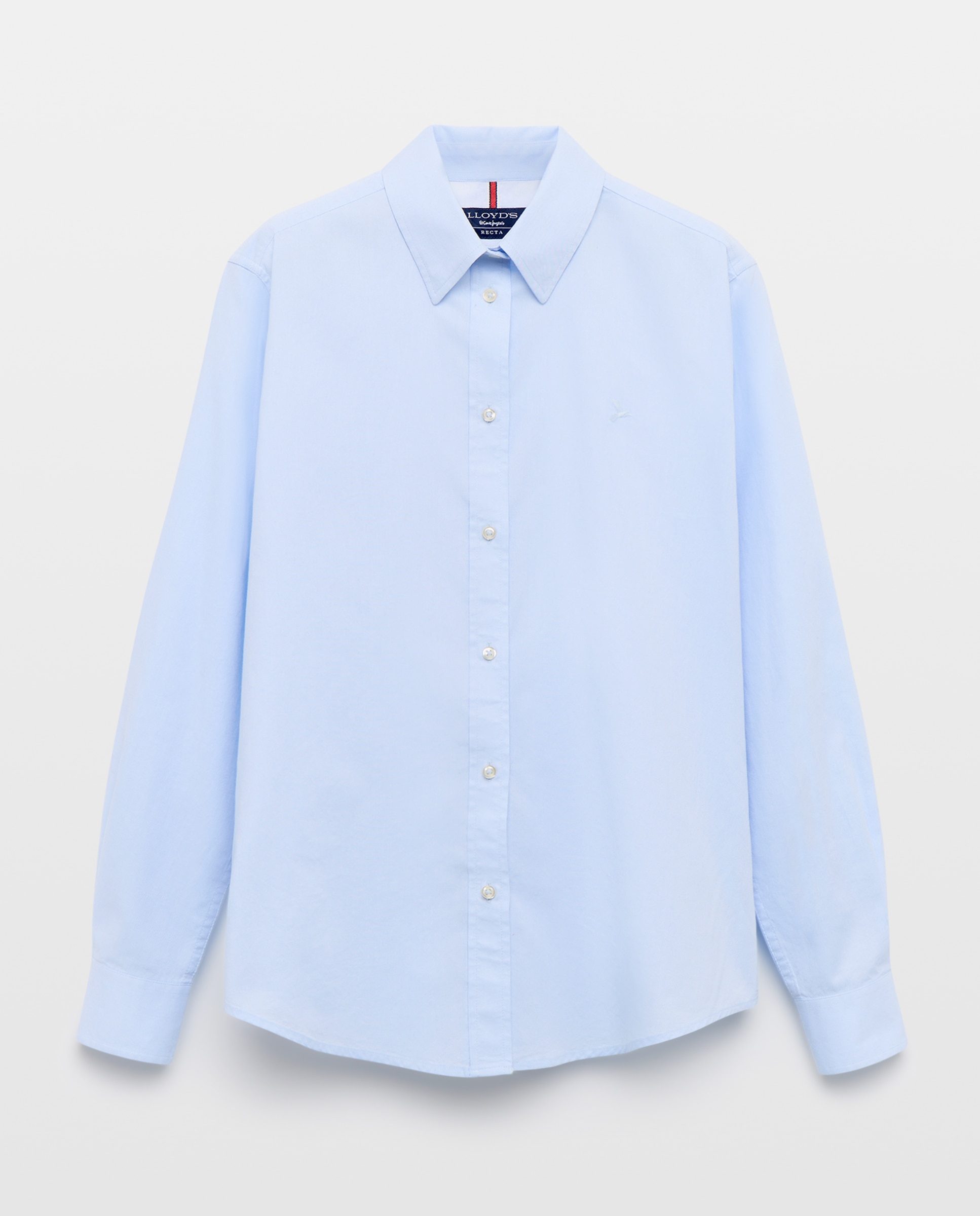 Camisa comprida com manga comprida 400 Azul-4