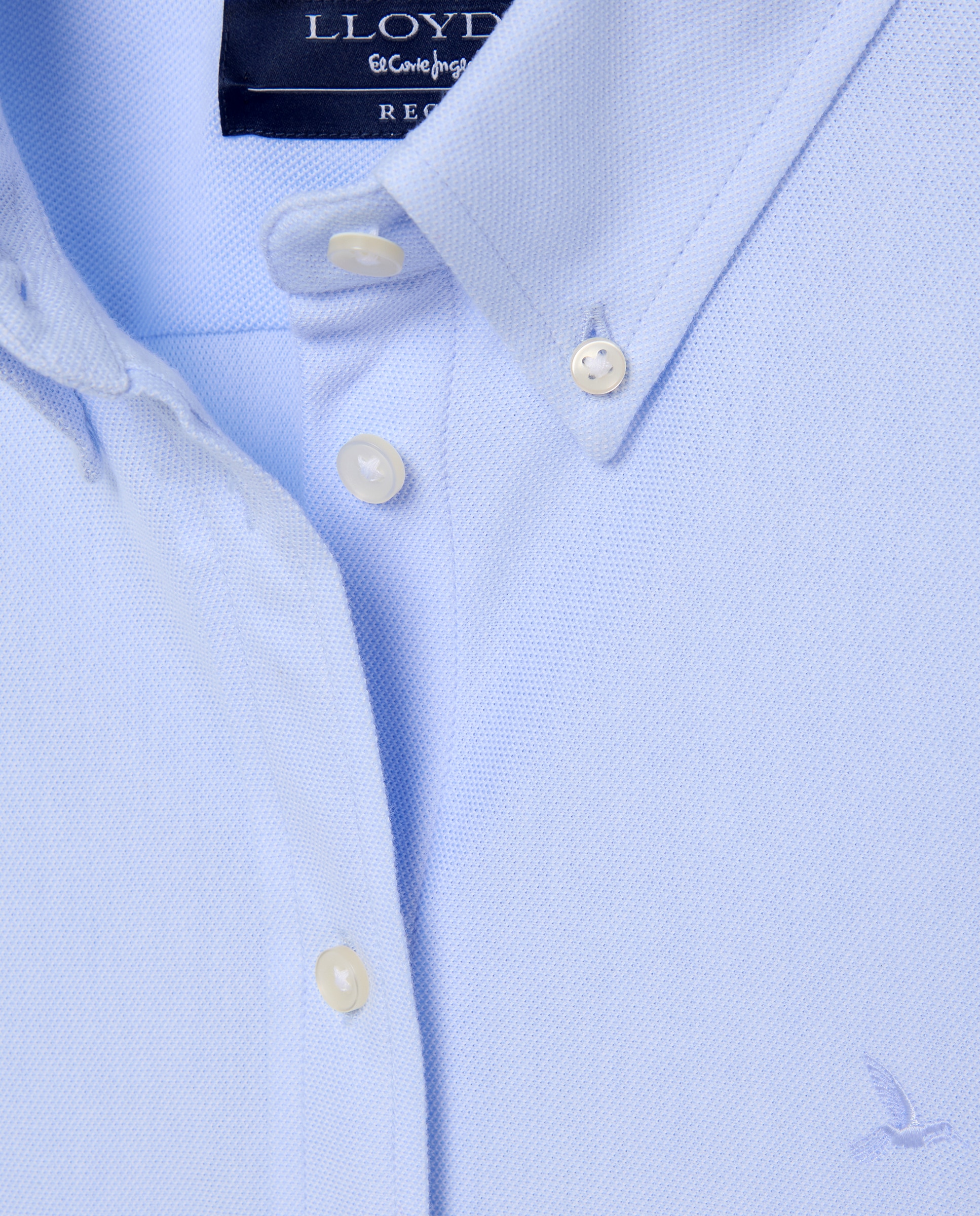 Camisa lisa de manga larga de mujer - Lloyd's - 400 Azul 400 Azul-5