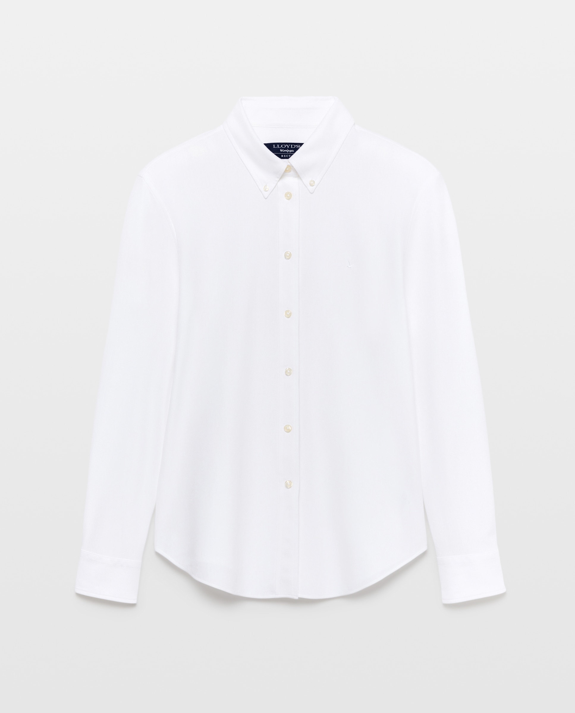 Camisa lisa de manga larga de mujer - Lloyd's - Blanco Blanco-4