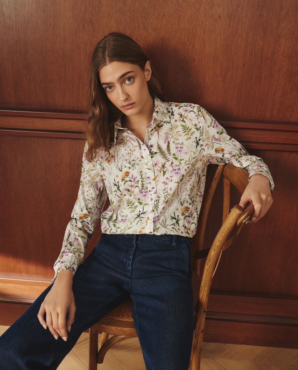 Blusa Estampada Camisas Lloyd's El Corte Ingles Camisa De