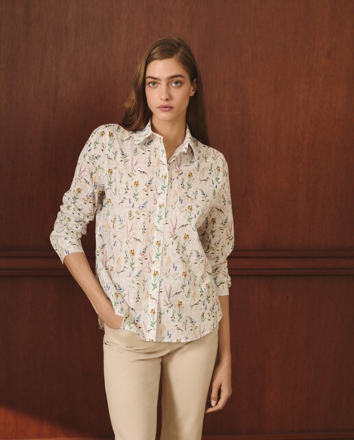 Imagem 0 de Camisa estampada com manga comprida