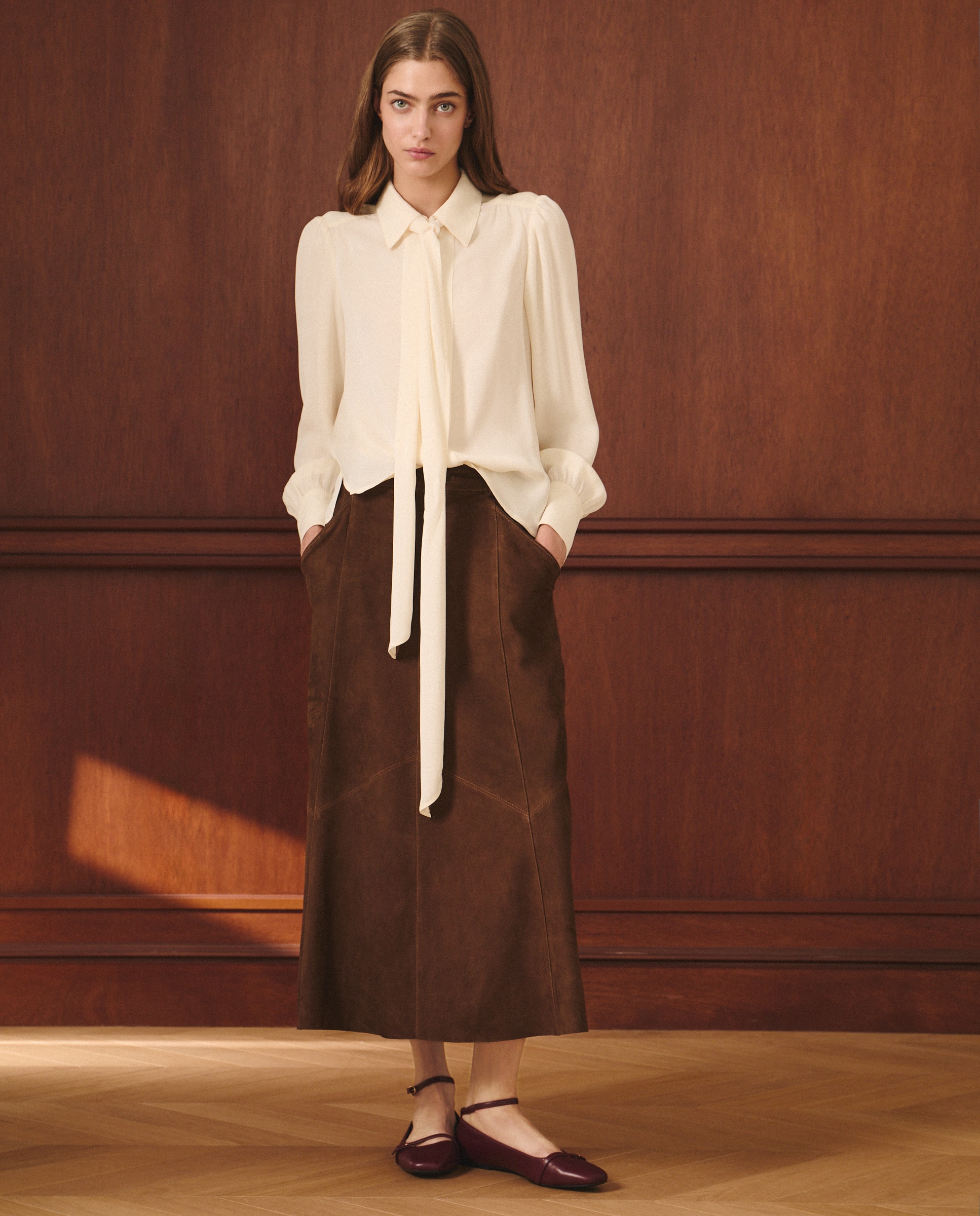 Blusa Lisa de Manga Comprida 120 Cru-2