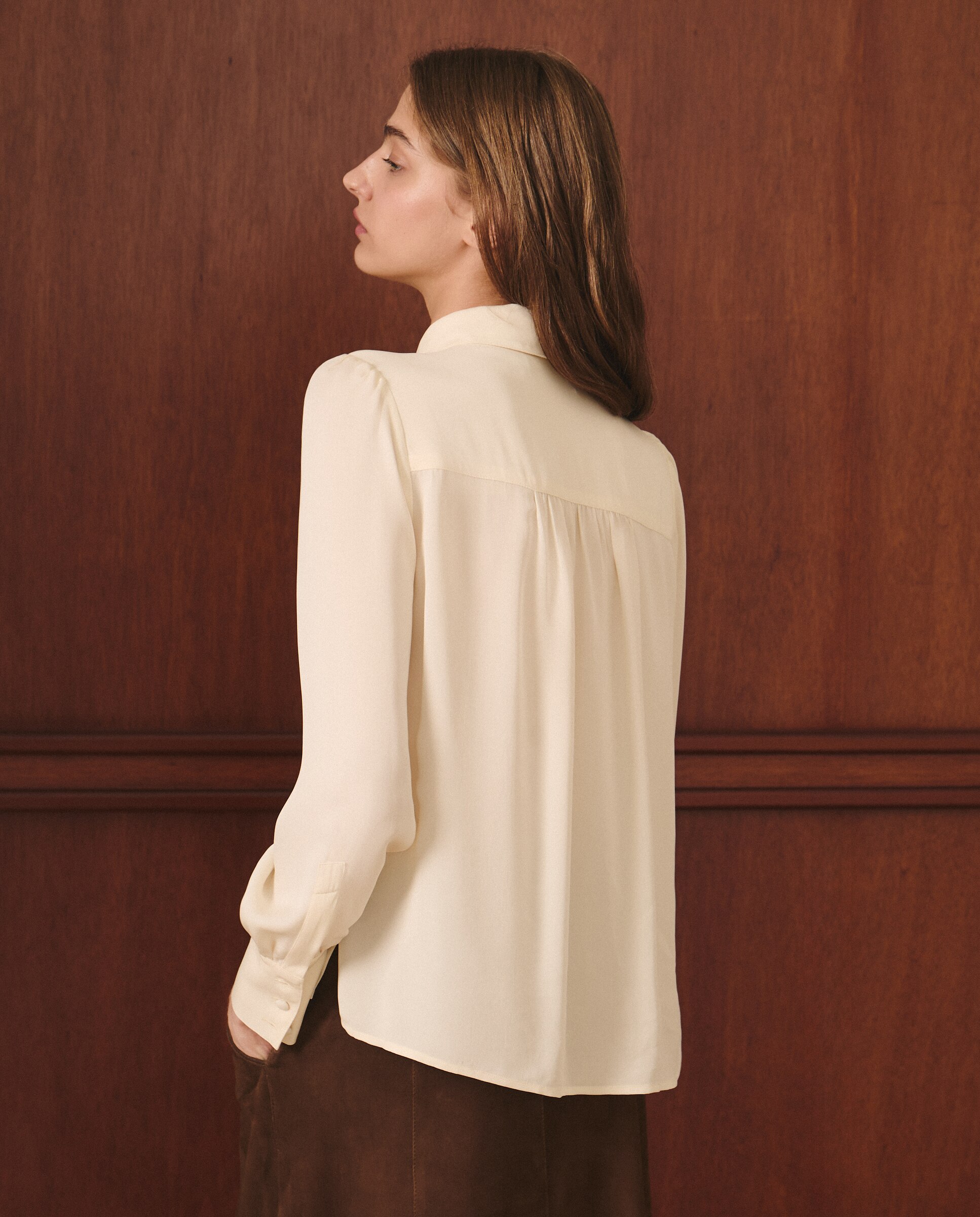 Blusa Lisa de Manga Comprida 120 Cru-4