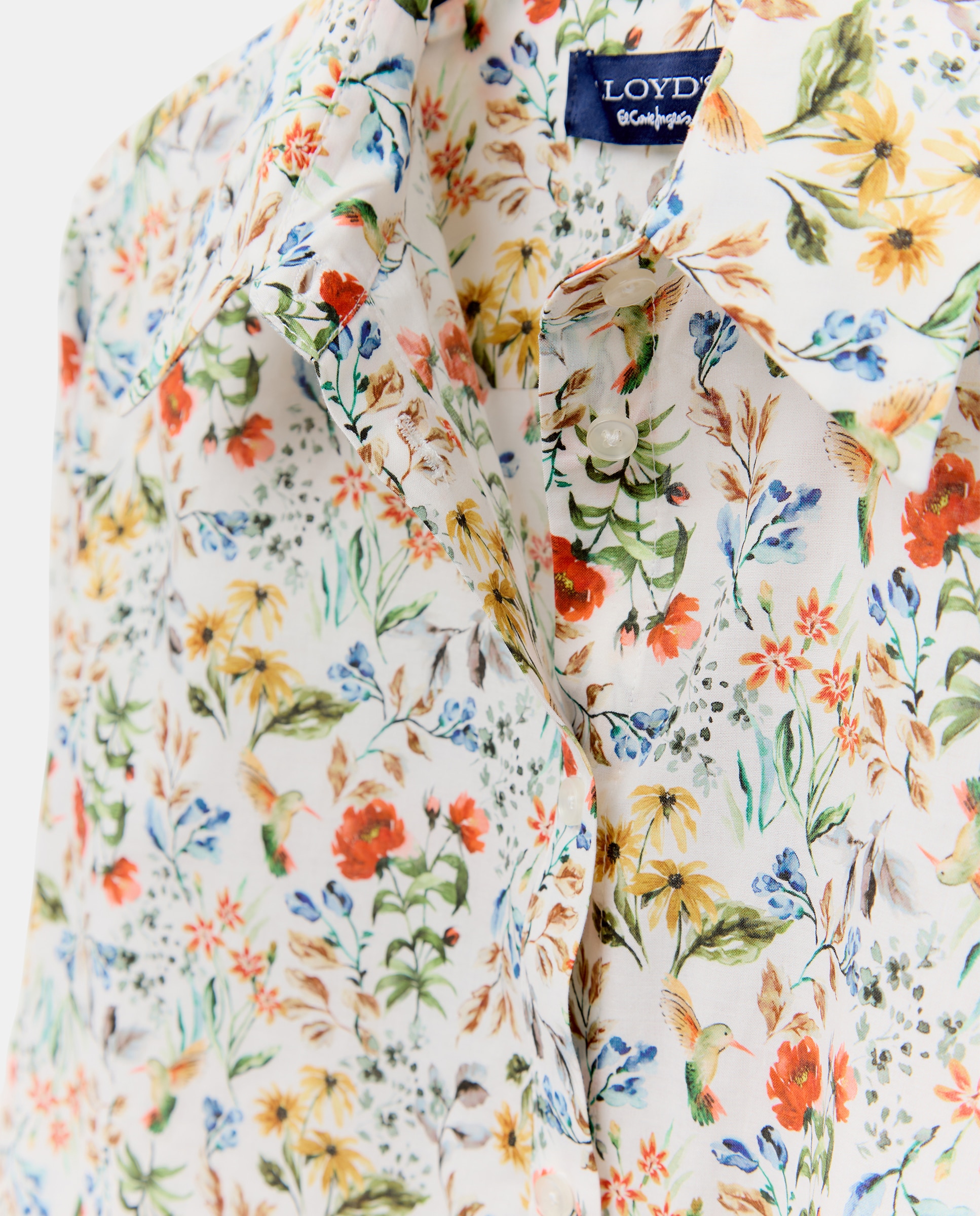 Camisa botánica de mujer con manga larga - Lloyd's - Rojo Rojo-6