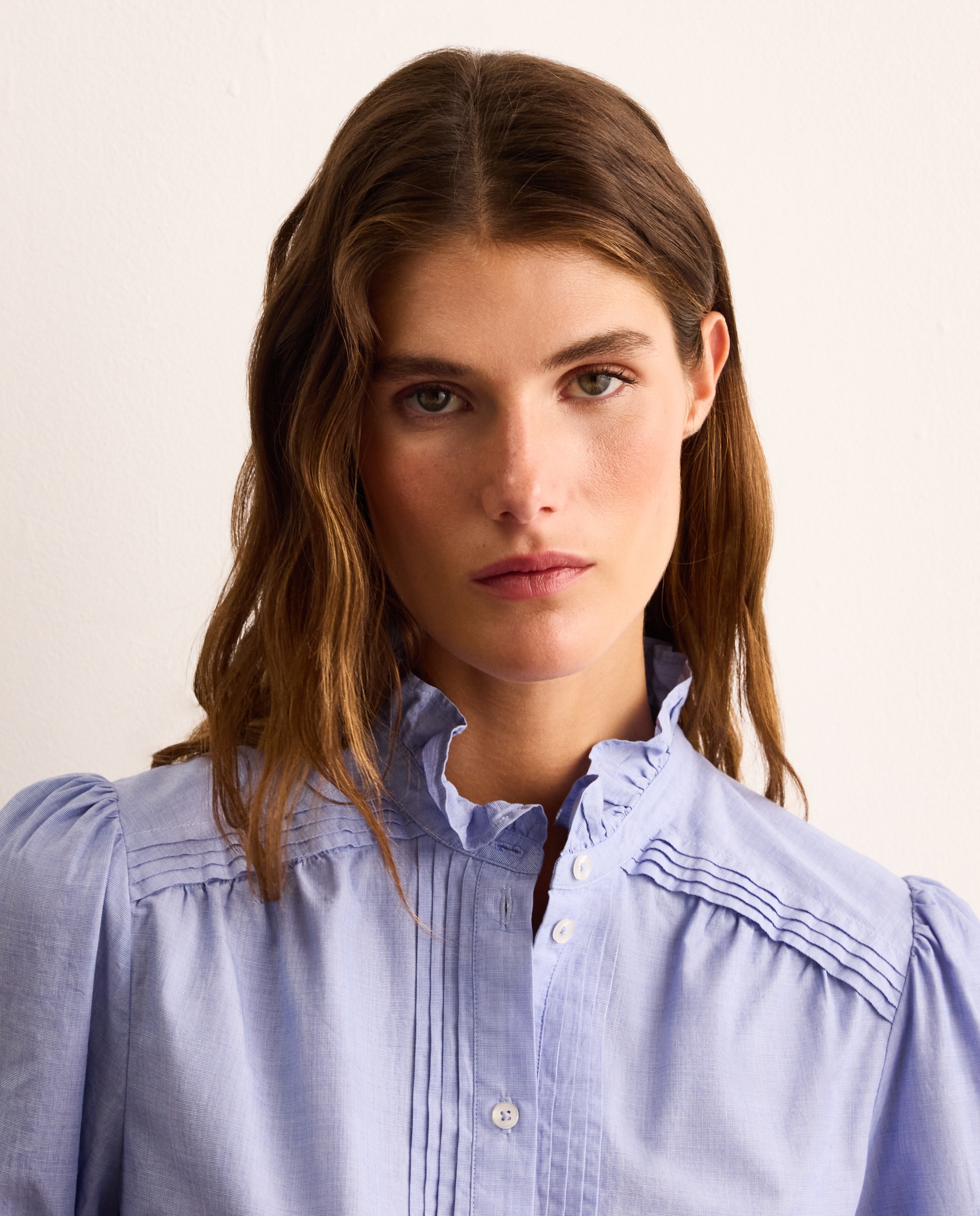 Blusa de mujer cuello mao - Lloyd's - 400 Azul 400 Azul-3