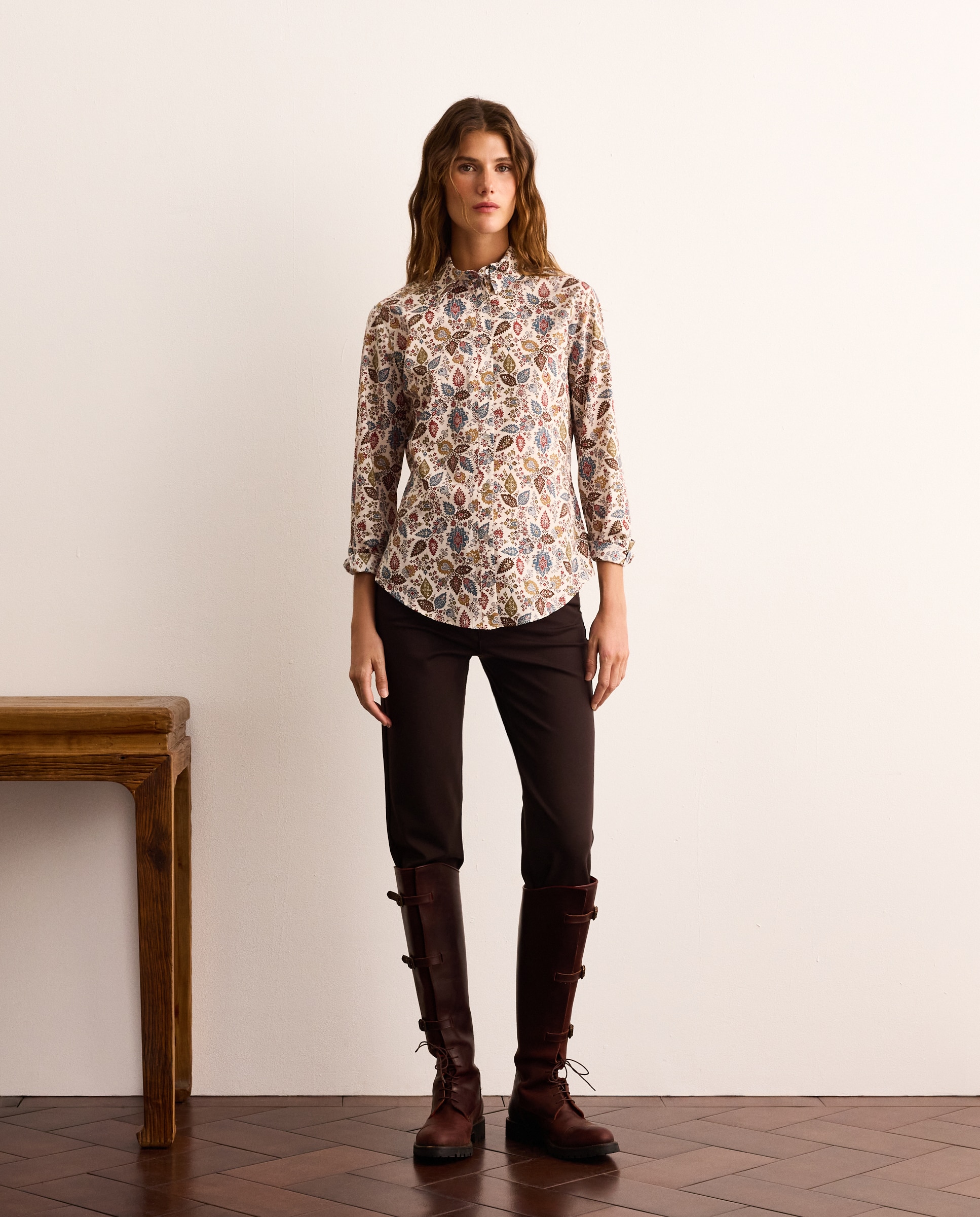 Camisa de mujer Liberty manga larga - Lloyd's - Blanco Blanco-2