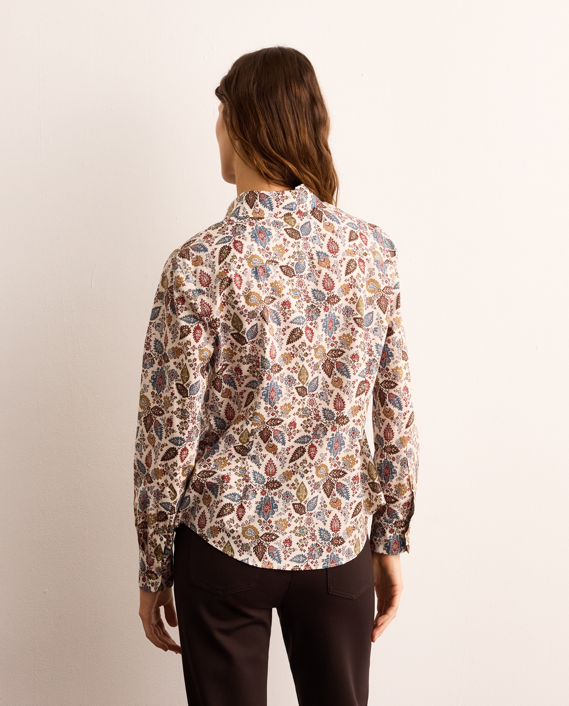 Camisa de mujer Liberty manga larga - Lloyd's - Blanco Blanco-3