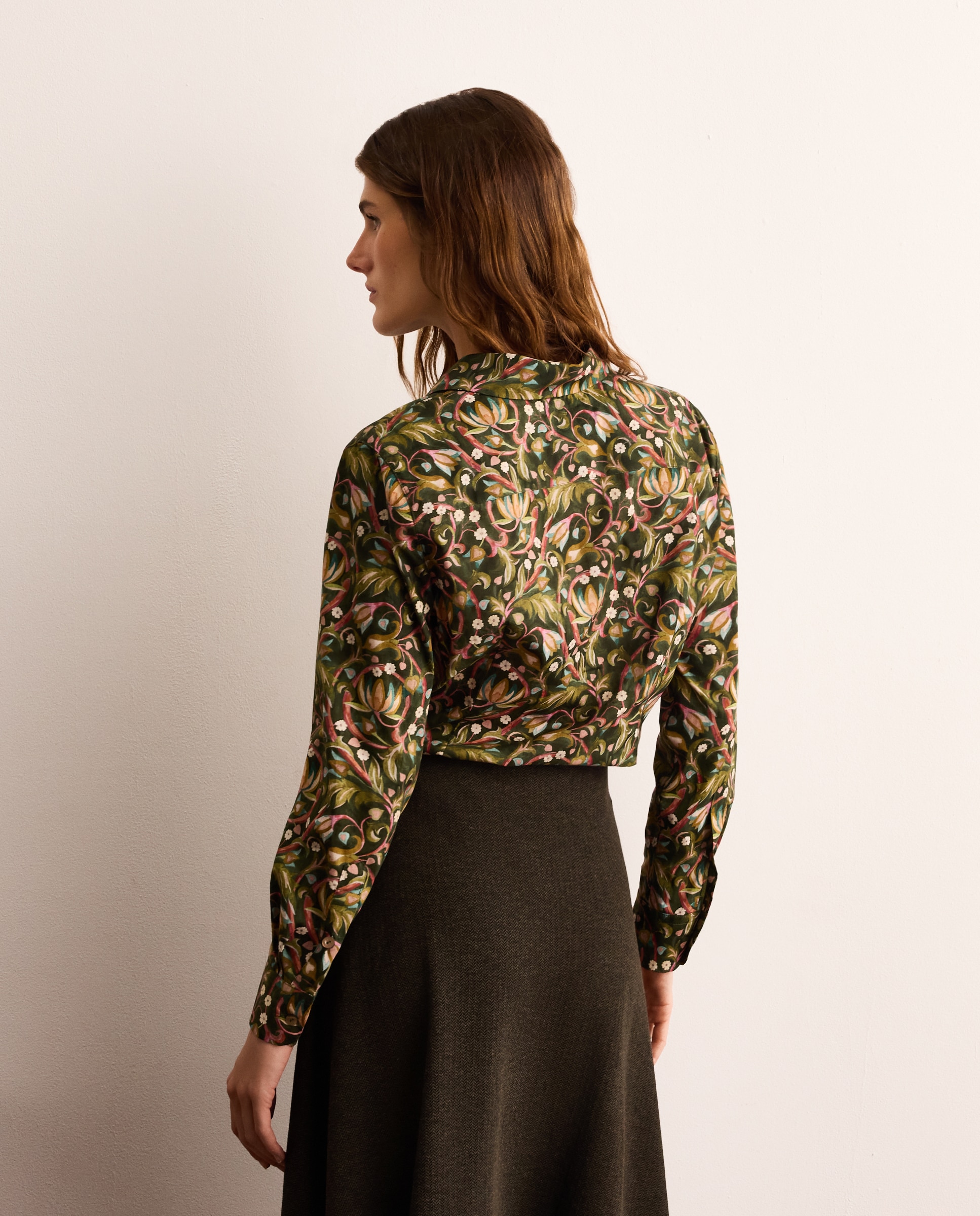 Camisa de mujer Liberty manga larga - Lloyd's - Verde Verde-3
