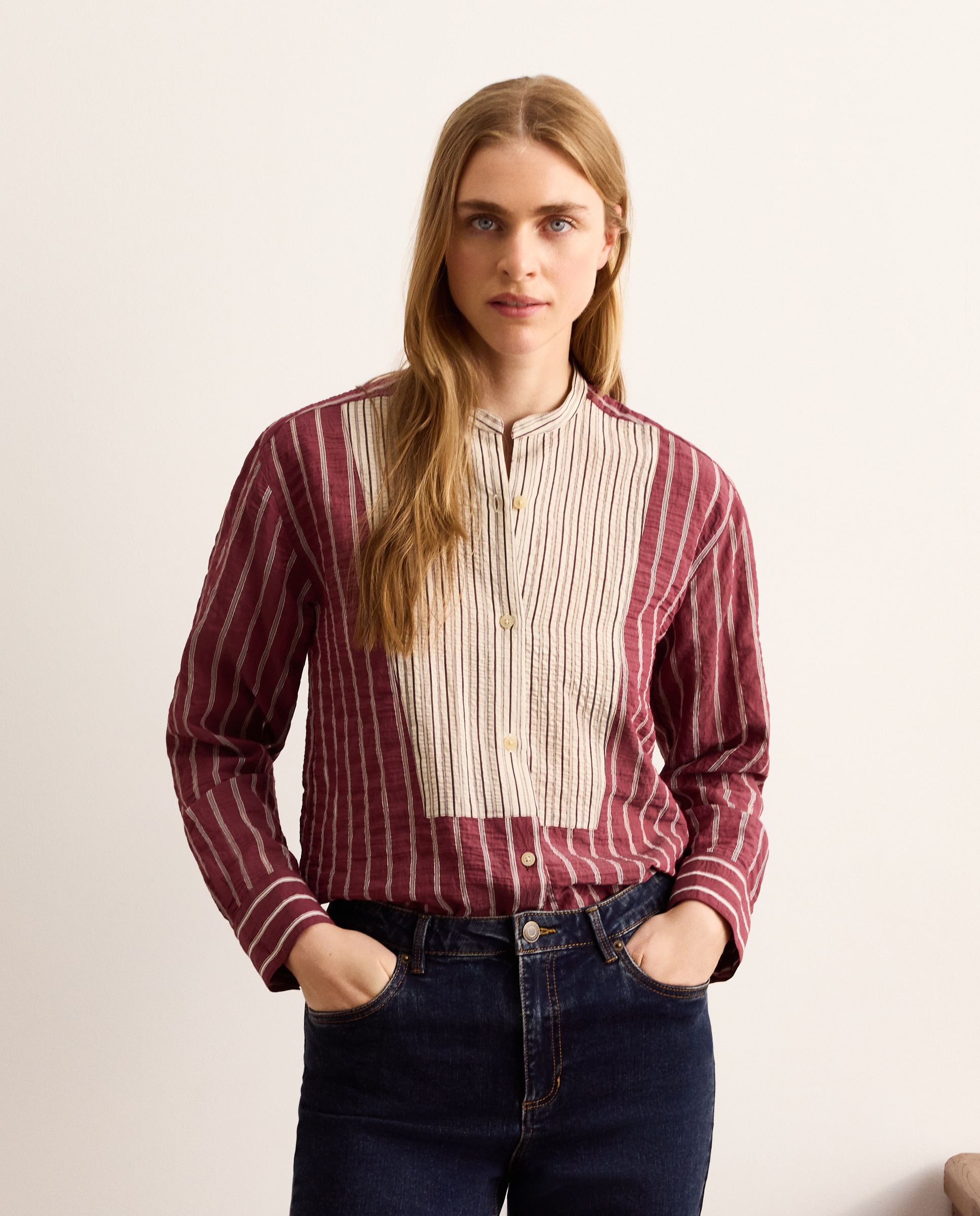 Imagem 0 de Blusas com Risca em Contraste