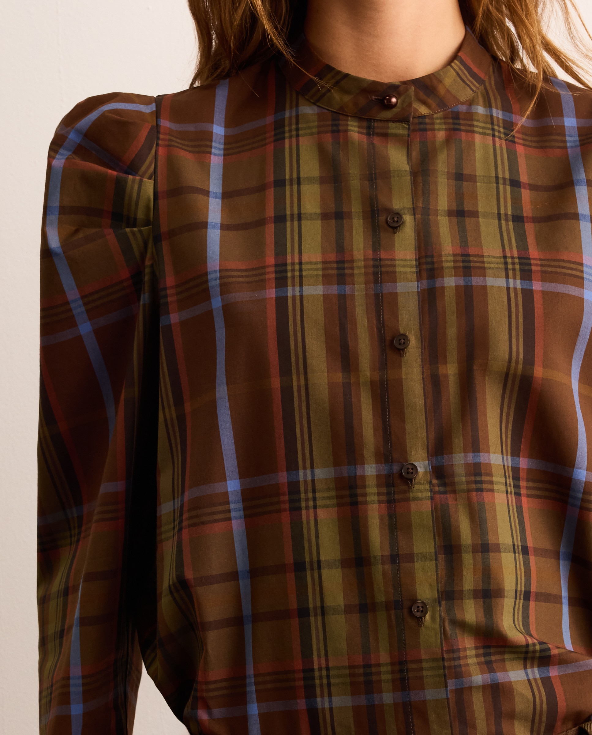Blusa de cuello desmontable - Lloyd's - Marrón Marrón-4