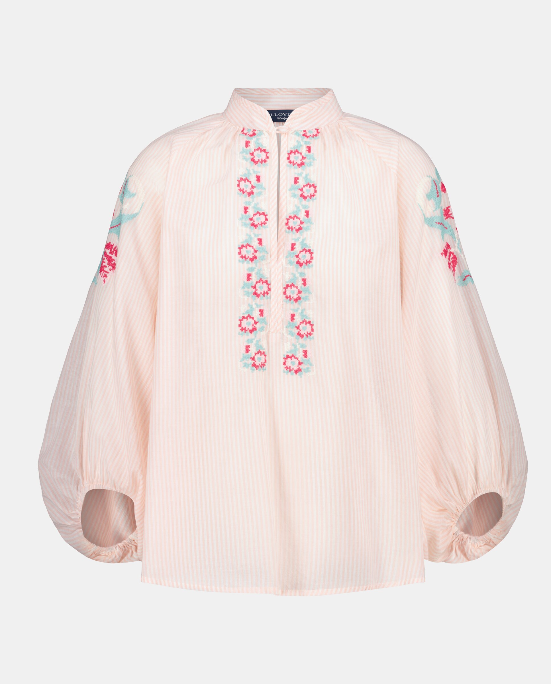 Blusa Estampada de Manga 3/4 Rosa-5