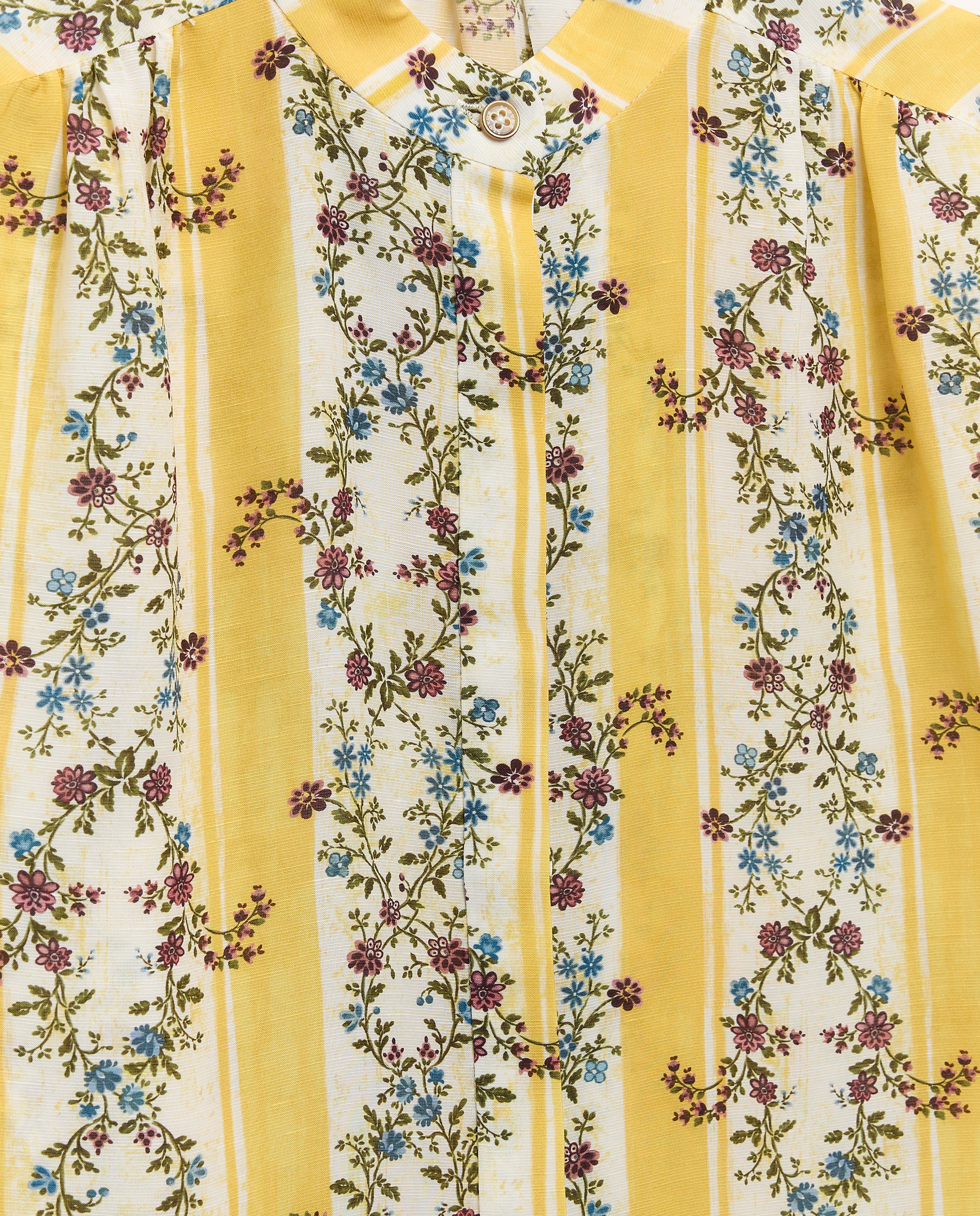 Blusa Estampada sem Mangas Amarelo-2