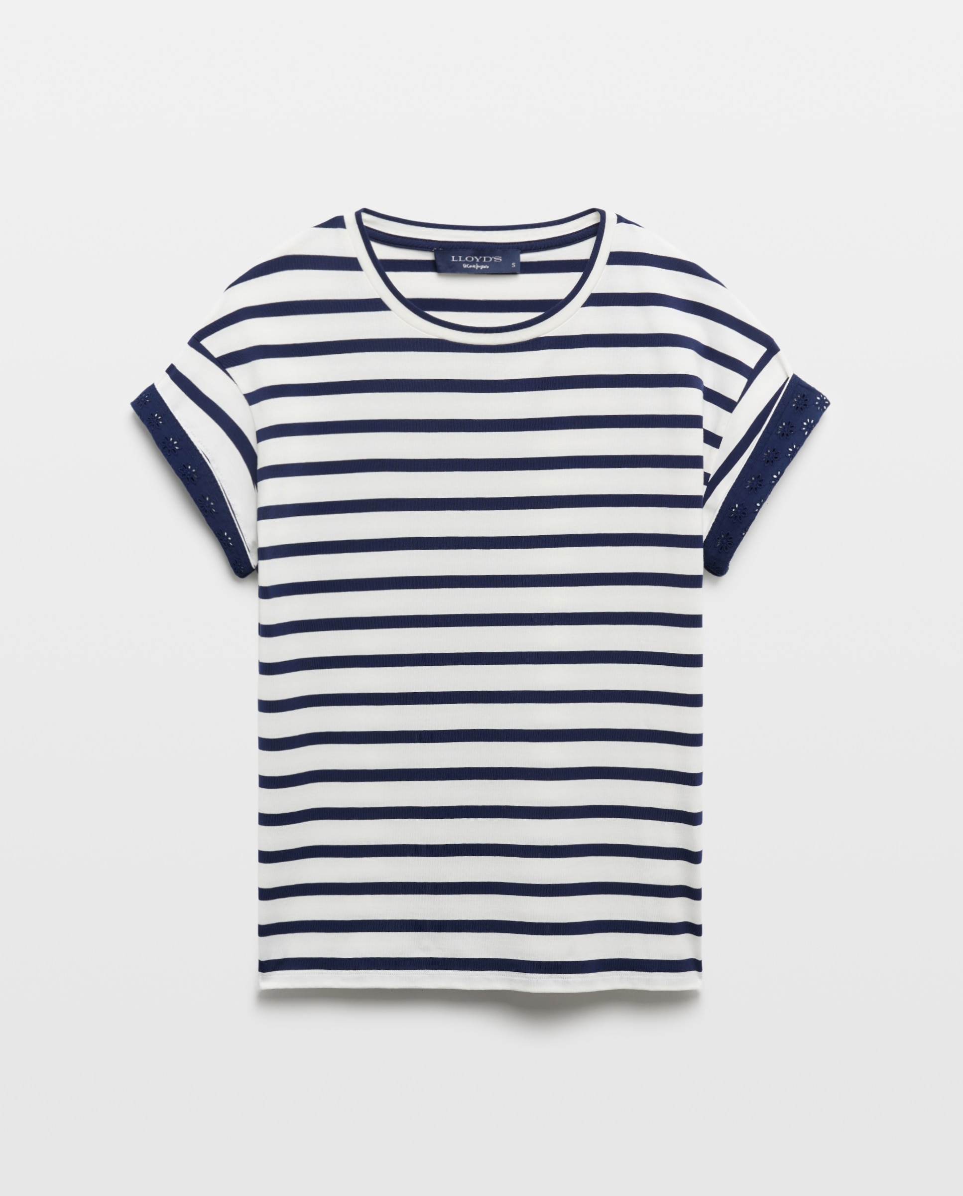 Camiseta de mujer a rayas - Lloyd's - Verde Verde-4