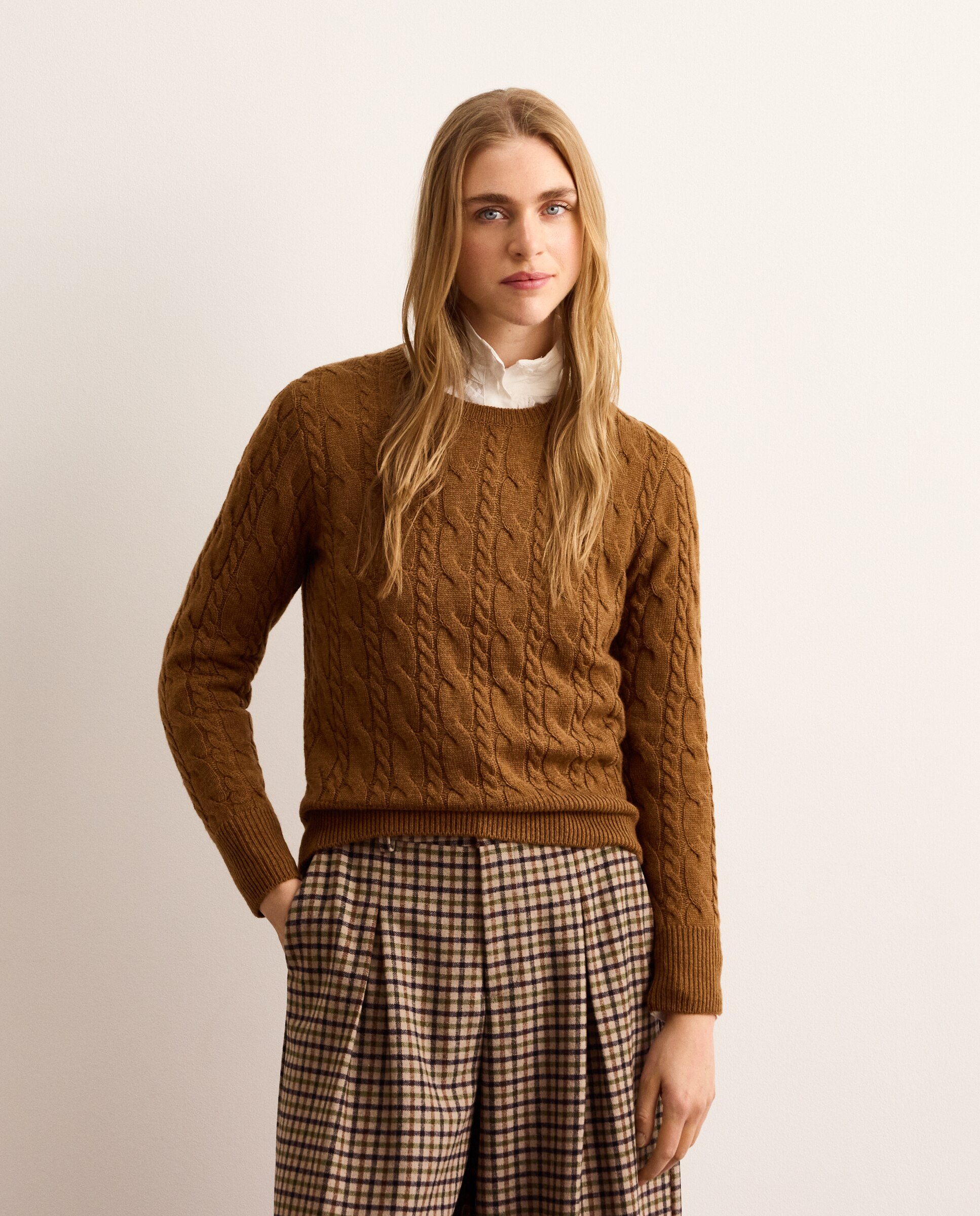 Jersey manga larga de mujer con cuello caja - Lloyd's - Toffee Toffee-1