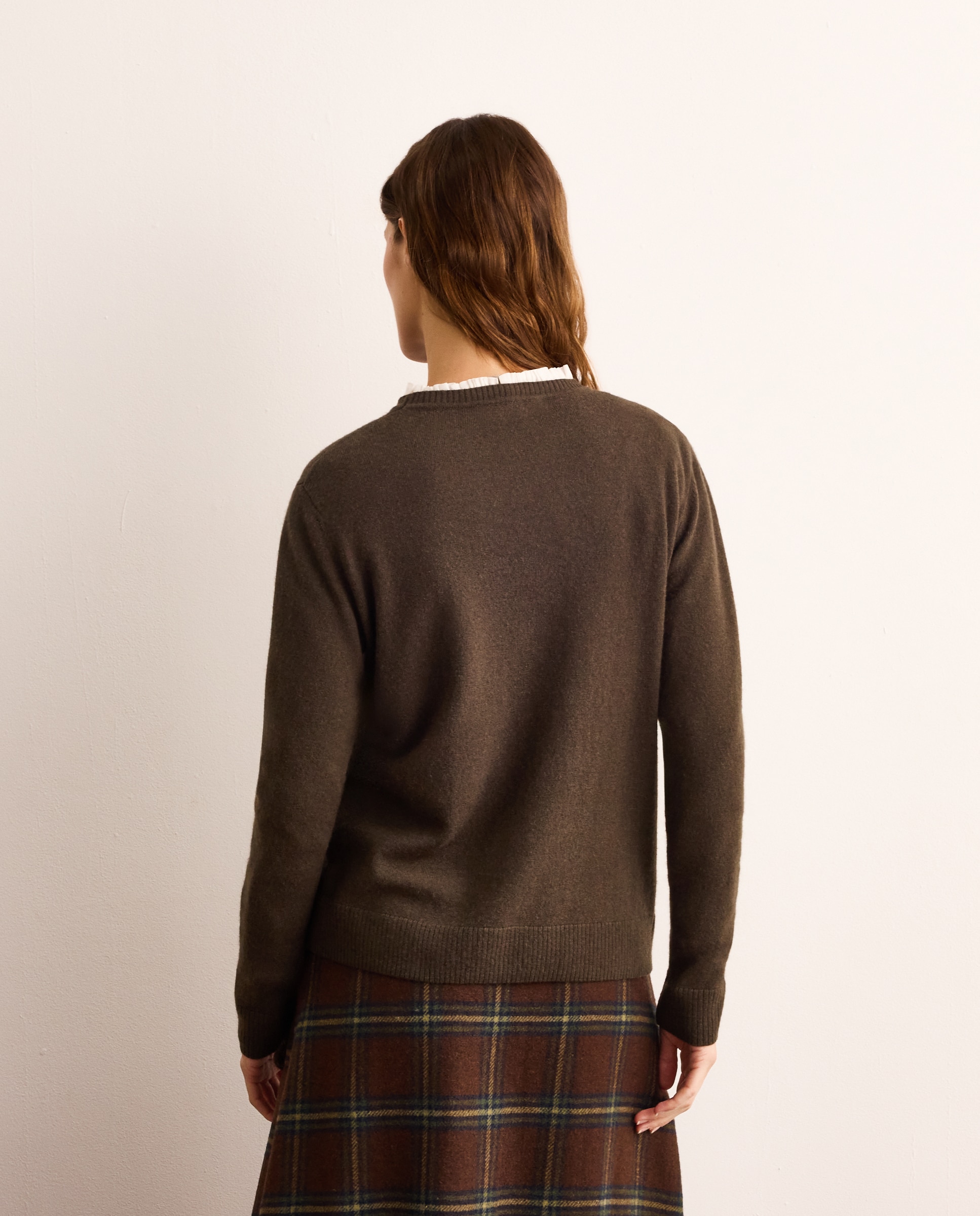 Jersey de mujer de manga larga jacquard - Lloyd's - 520 Kaki 520 Kaki-3