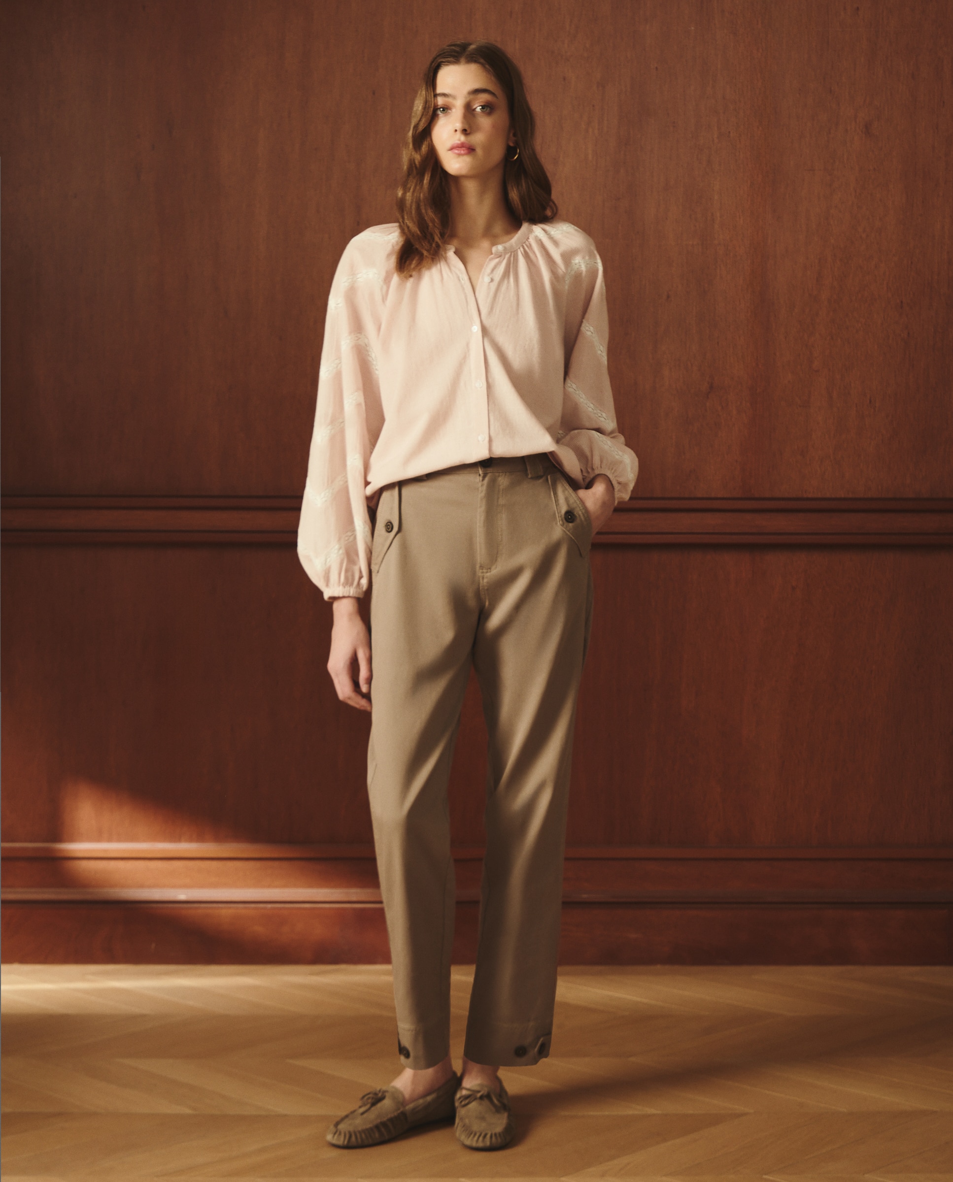 Pantalón de mujer estilo sahariana - Lloyd's - 520 Kaki 520 Kaki-1