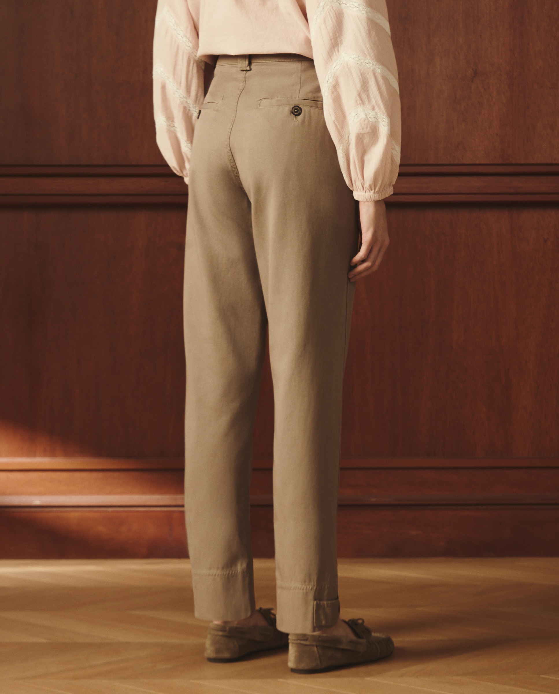 Pantalón de mujer estilo sahariana - Lloyd's - 520 Kaki 520 Kaki-3
