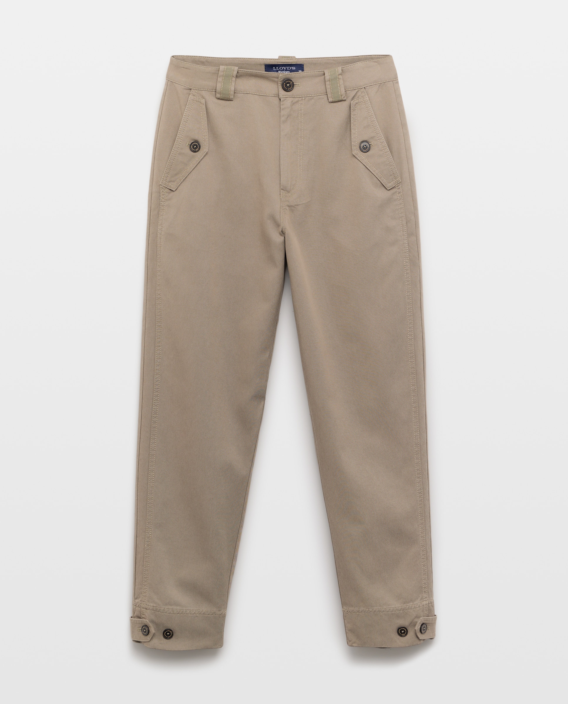 Pantalón de mujer estilo sahariana - Lloyd's - 520 Kaki 520 Kaki-4