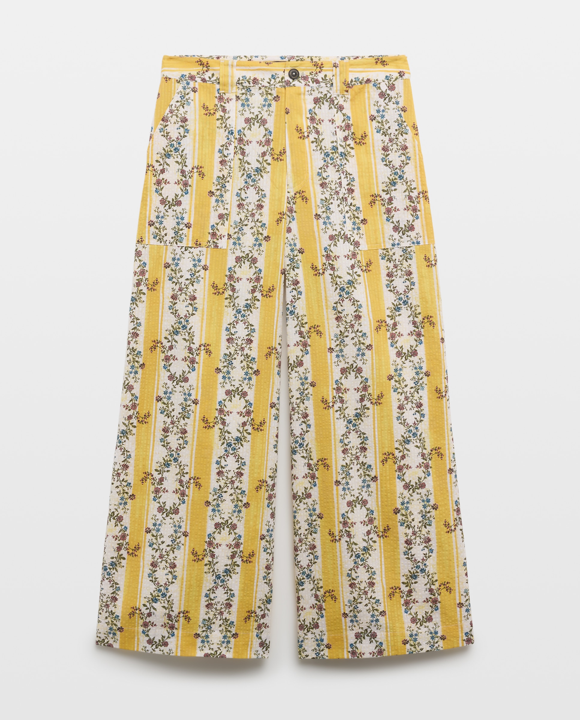 Lloyd's - Pantalón cropped de mujer estampado.