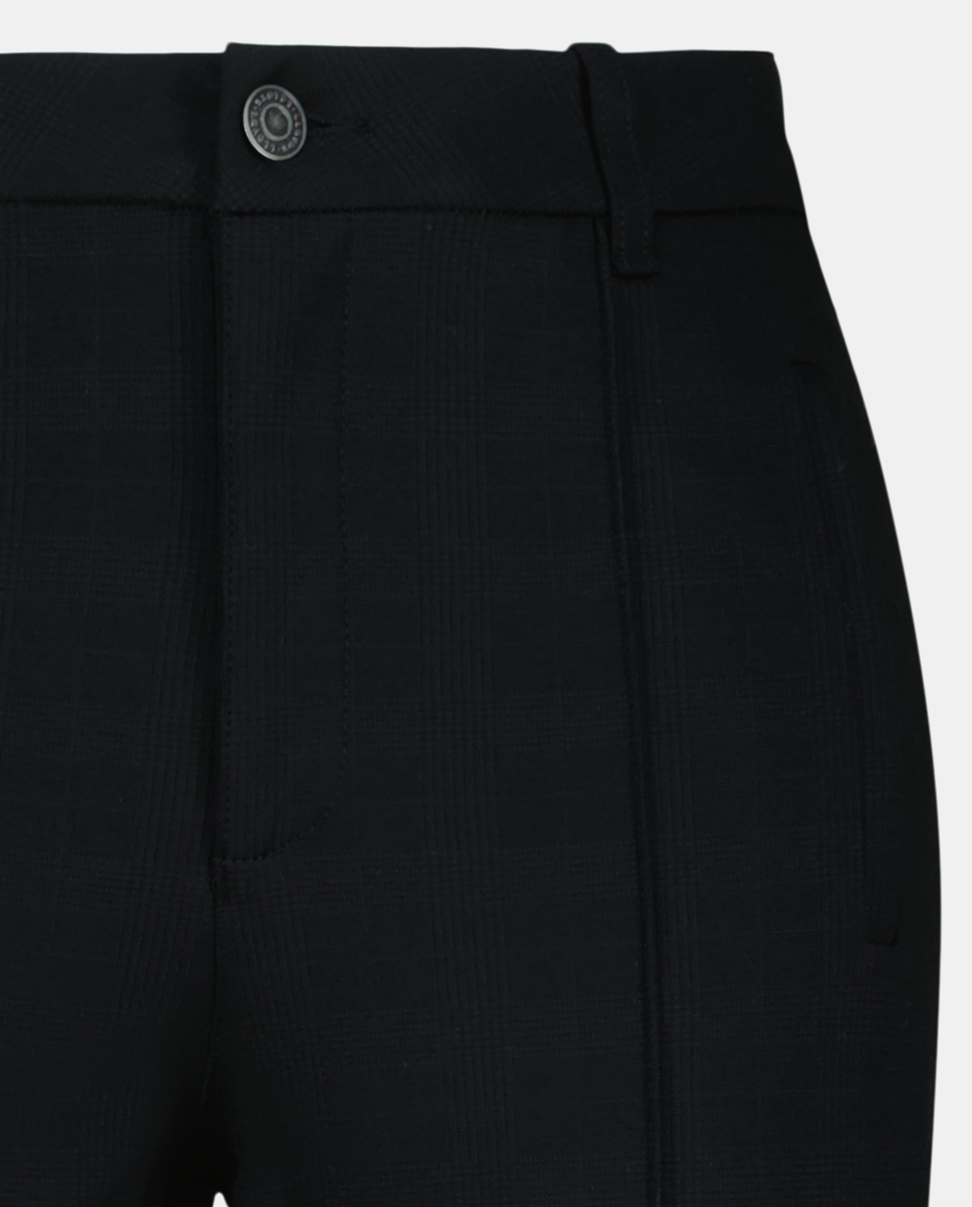 Calças Skinny com Estampado Preto-5