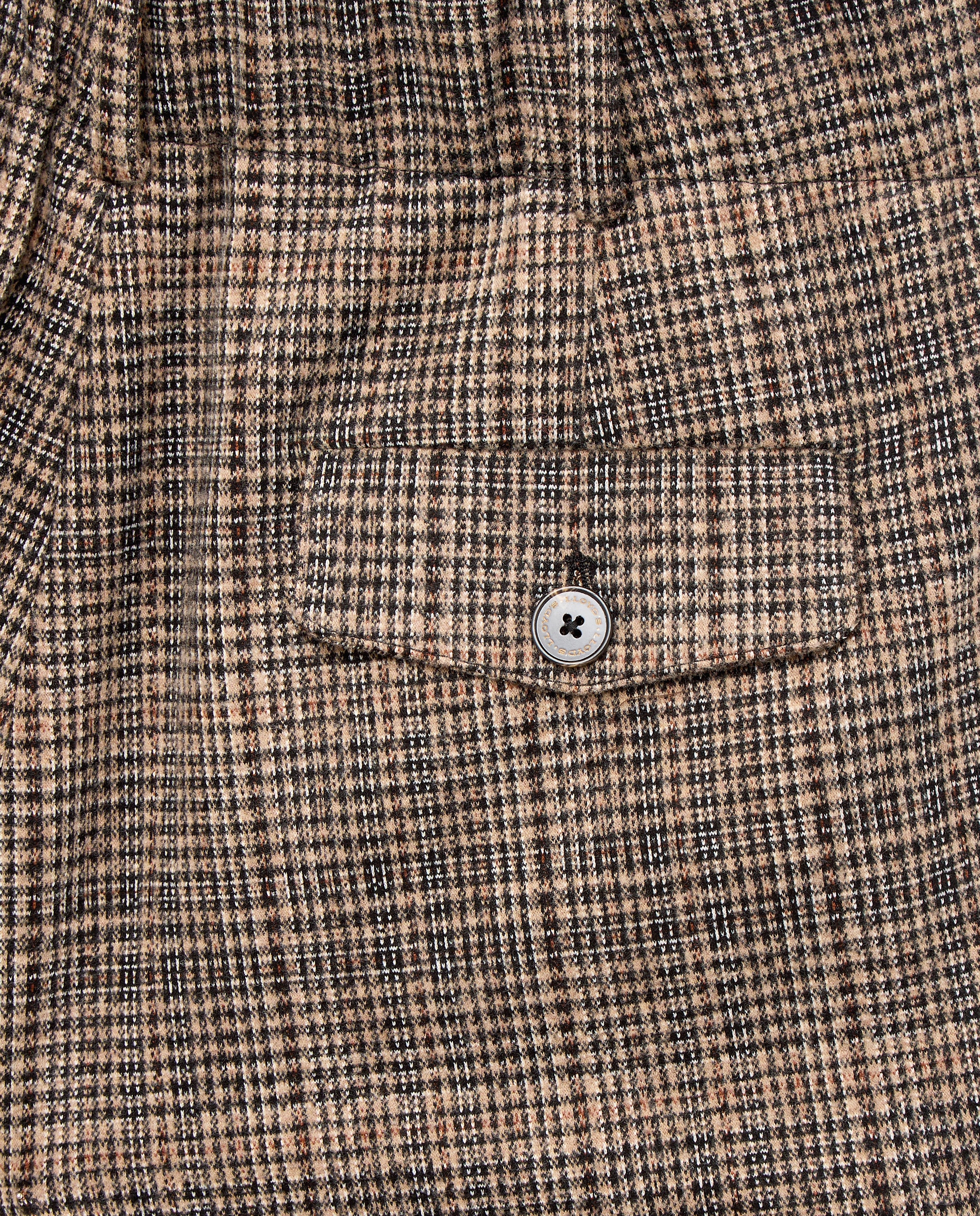 Imagen 5 de Pantalón de mujer punto pinzas cuadros - Lloyd's - Marrón Marrón
