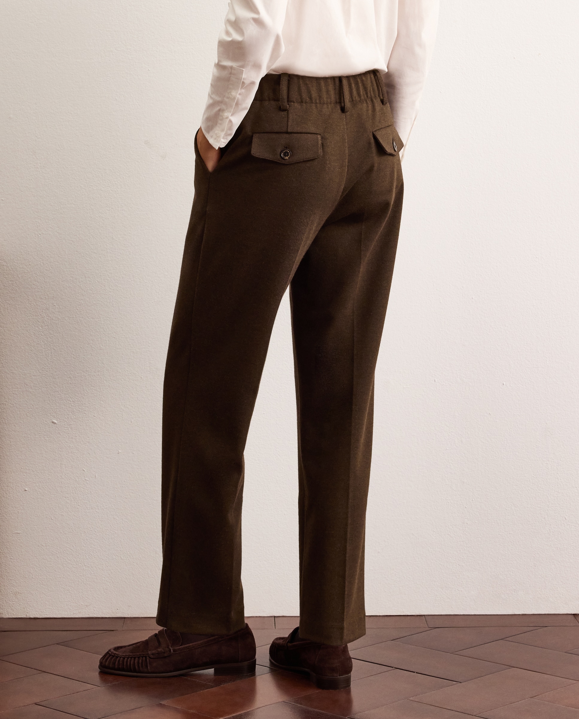 Imagen 3 de Pantalón de punto de mujer con pinzas - Lloyd's - 520 Kaki 520 Kaki