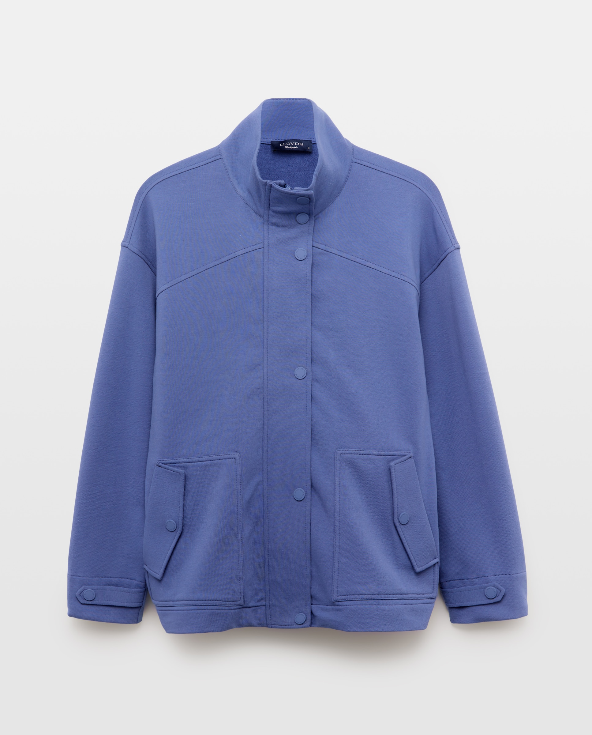 Sudadera de mujer cremallera sin capucha - Lloyd's - Azul marino 440 Azulón-5