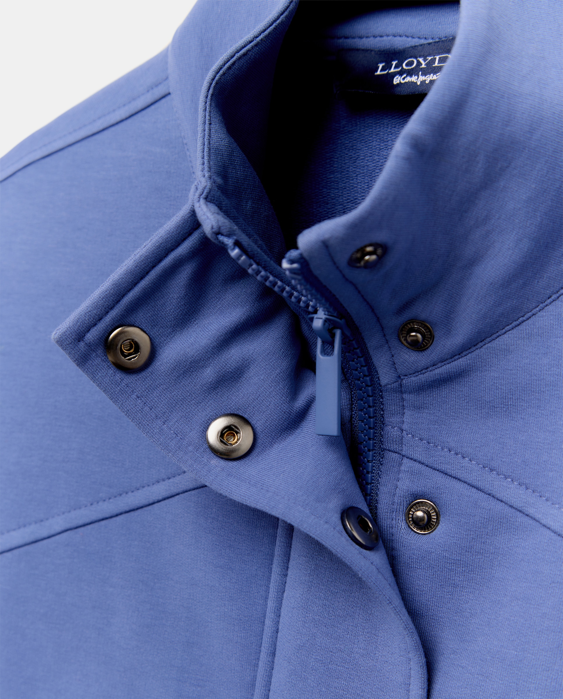 Sudadera de mujer cremallera sin capucha - Lloyd's - Azul marino 440 Azulón-6