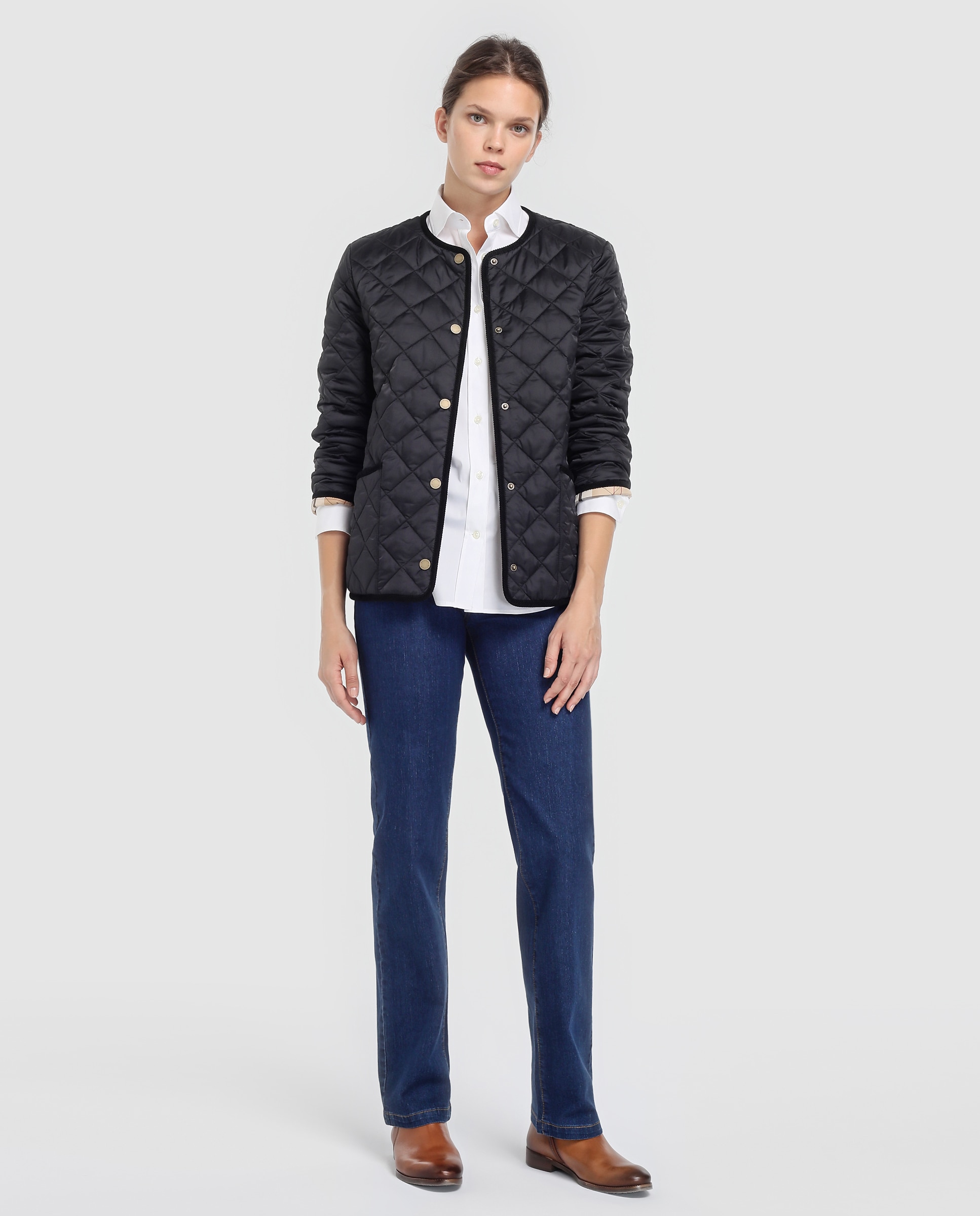 Jeans Regular com 5 Bolsos Azul pálido-4