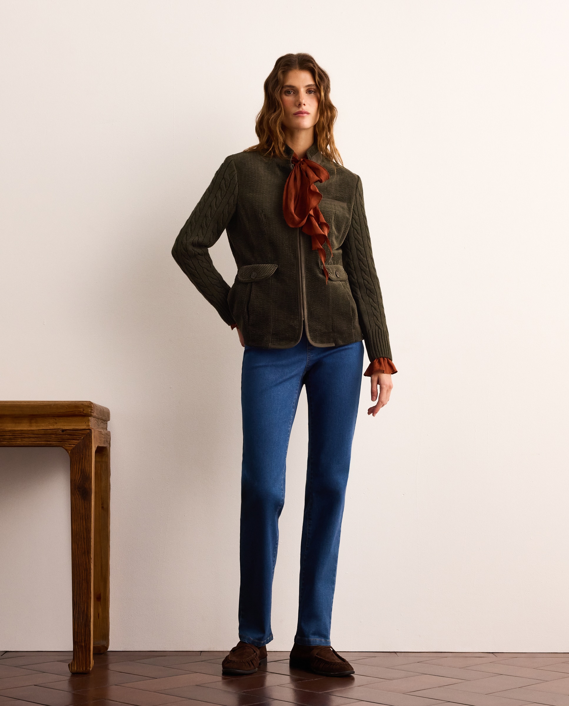 Legging liso vaquero de mujer - Lloyd's - Azul pálido Azul pálido-1