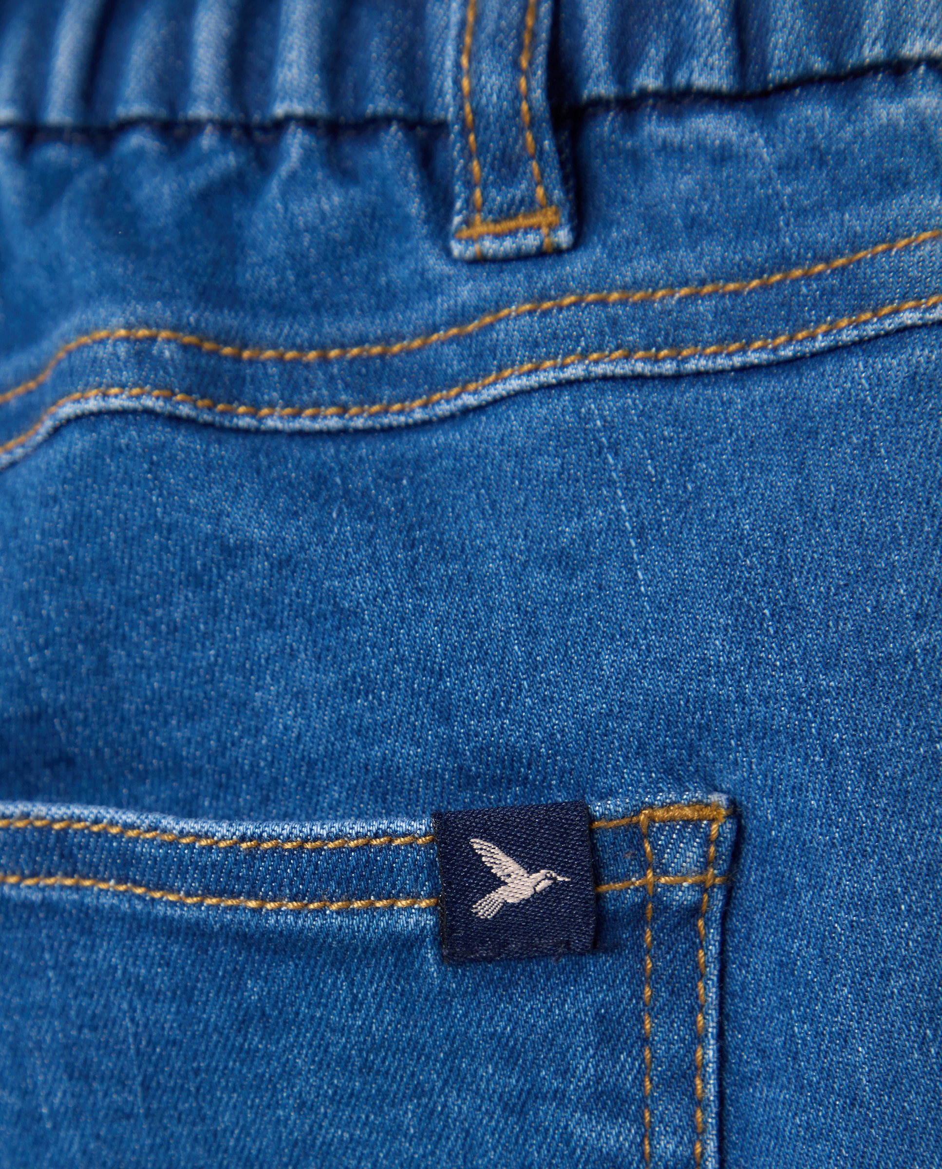 Legging liso vaquero de mujer - Lloyd's - Azul pálido Azul pálido-5