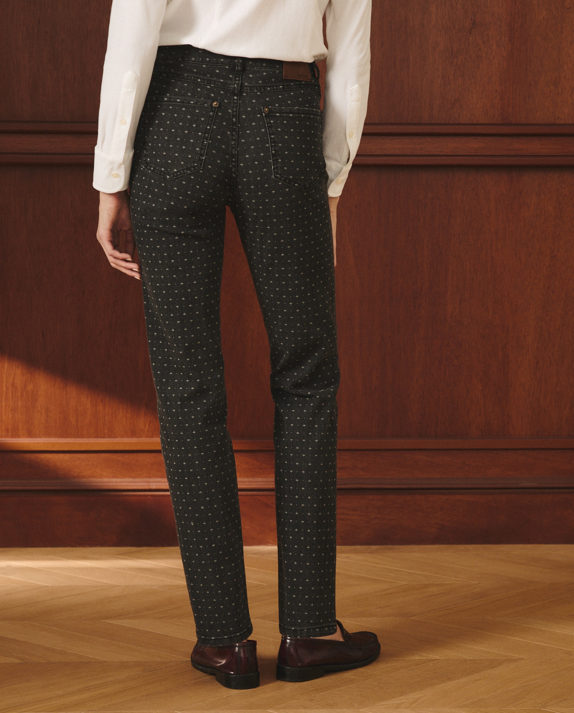 Jeans skinny lisas Preto Intenso-3