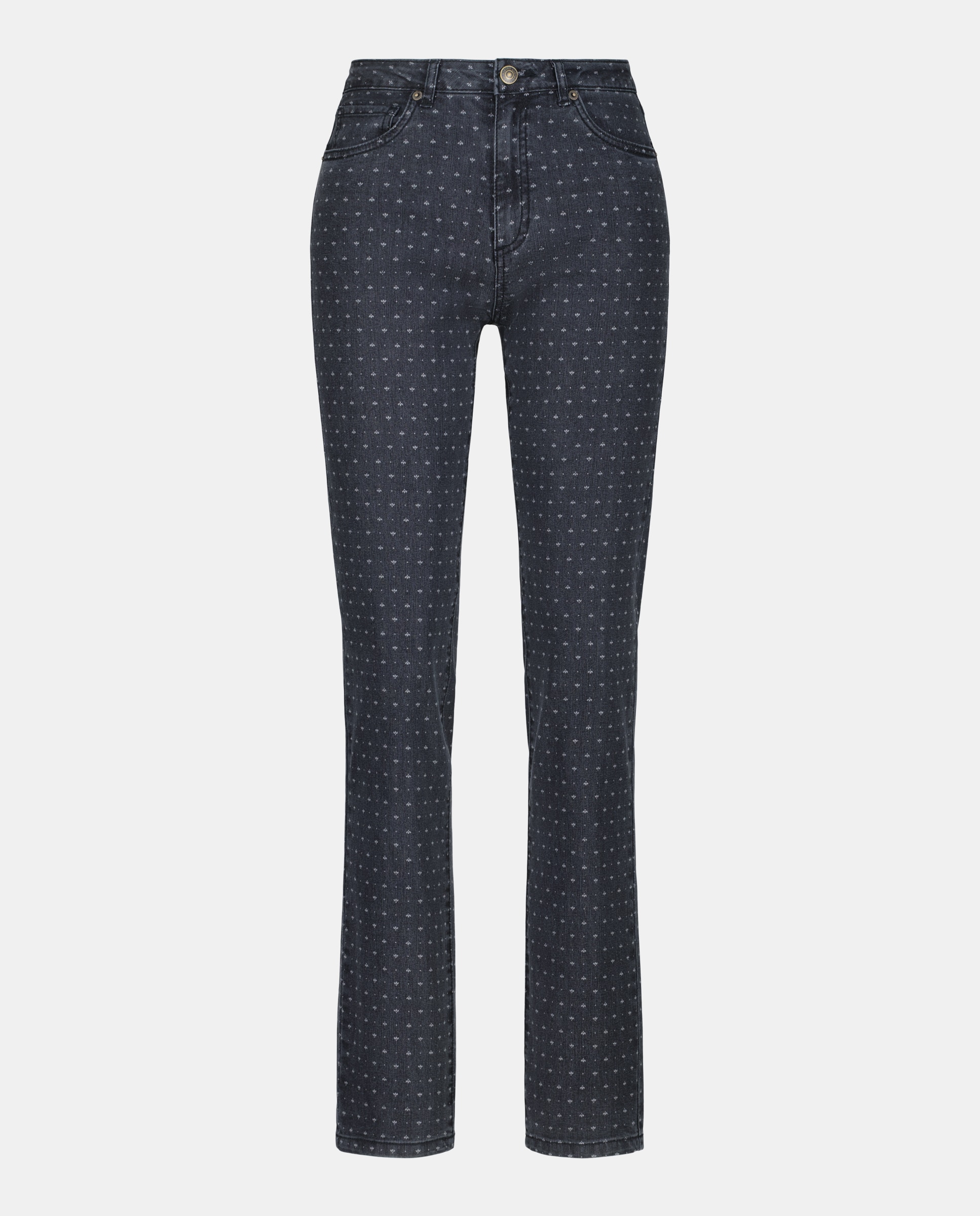 Jeans skinny lisas Preto Intenso-4