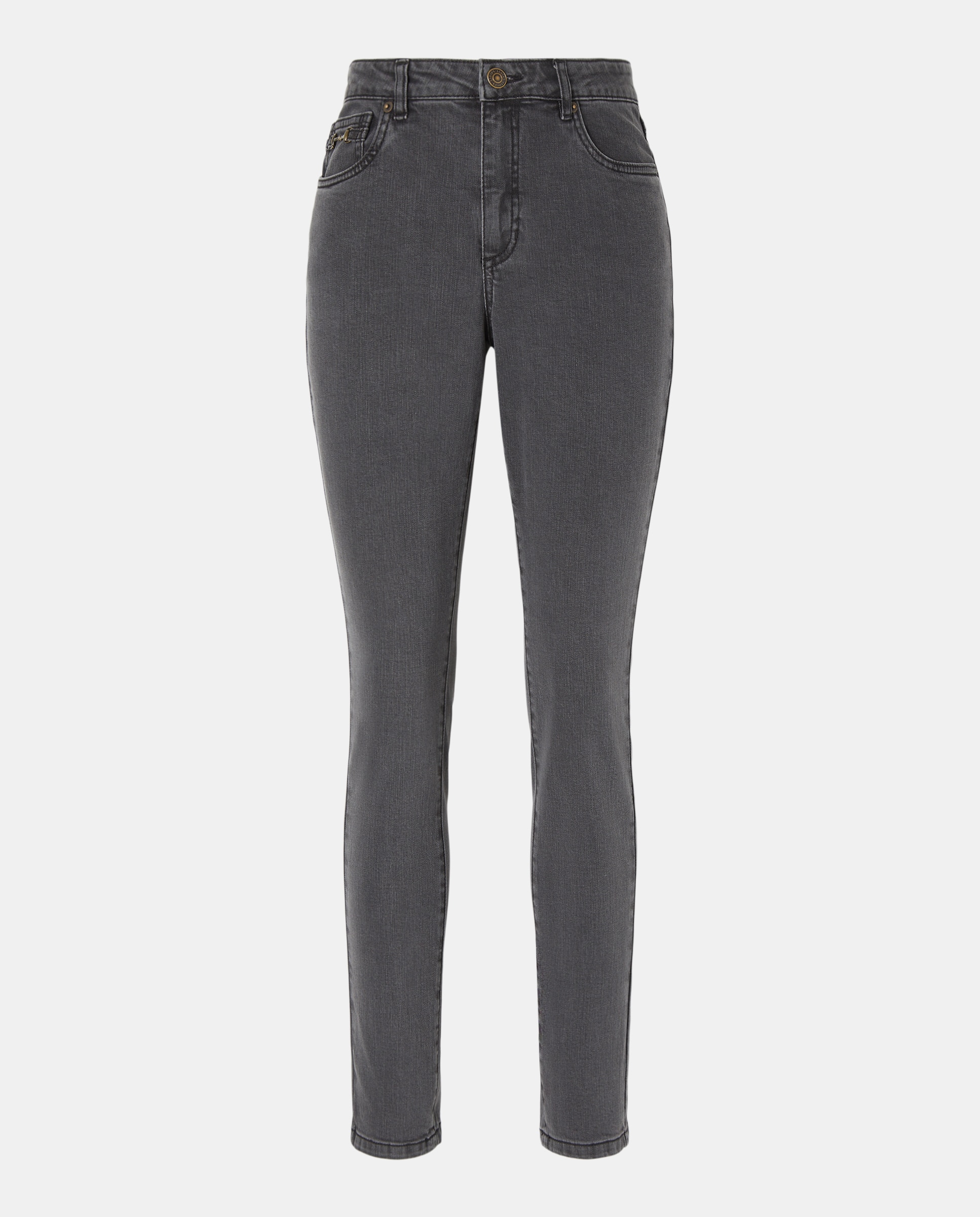 Jeans skinny lisas Preto Intenso-4