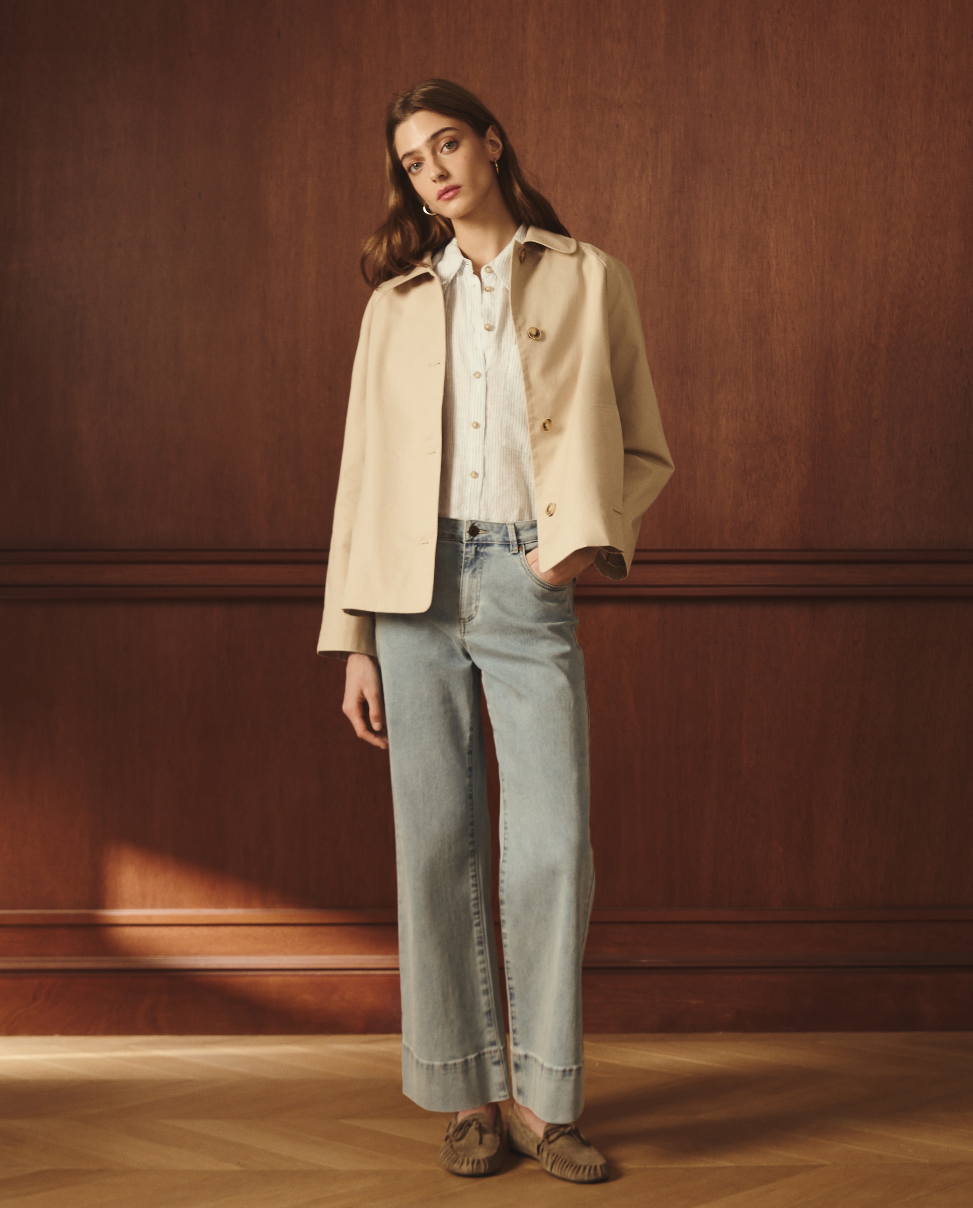 Vaquero cropped de mujer - Lloyd's - Cerúleo Cerúleo-1