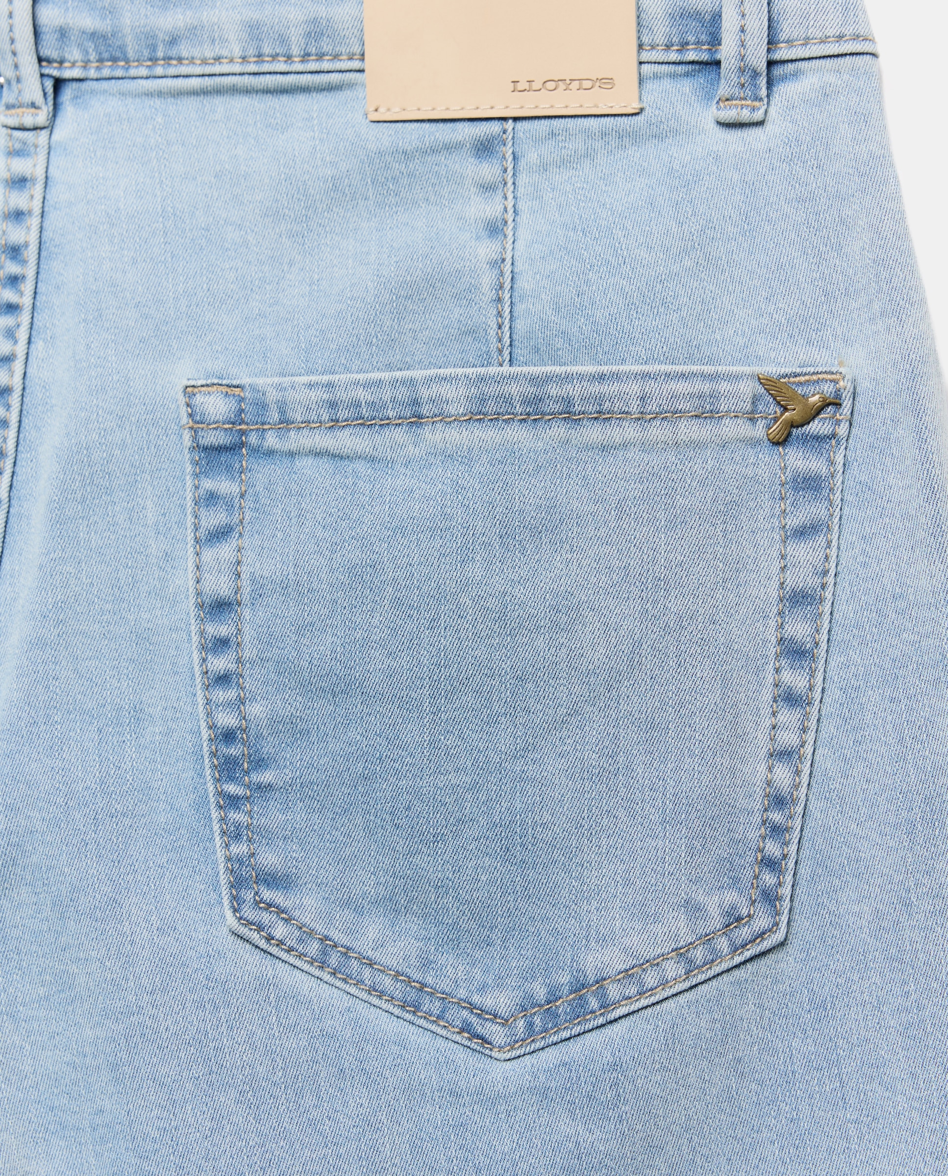 Vaquero cropped de mujer - Lloyd's - Cerúleo Cerúleo-5