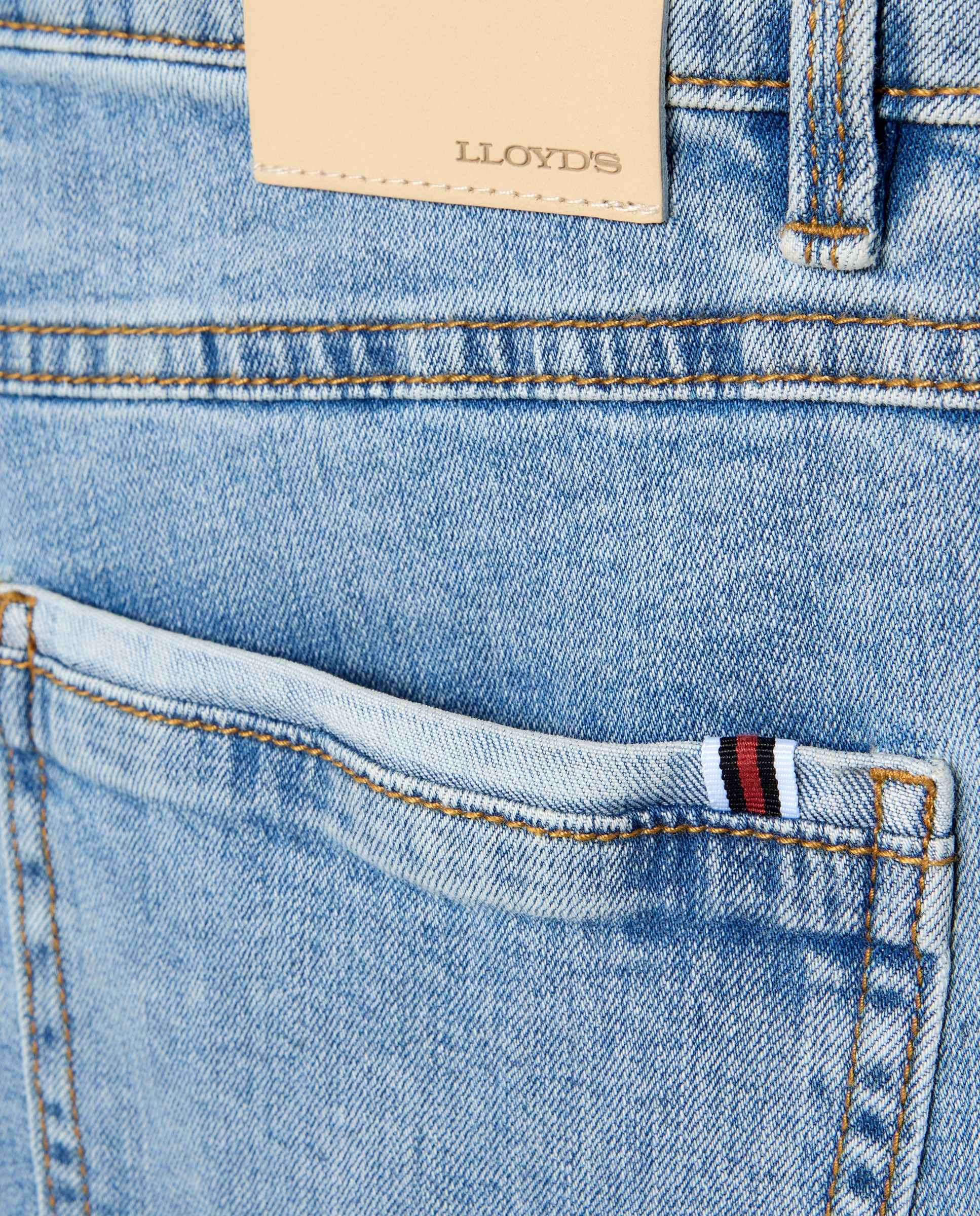 Vaquero semipitillo de mujer con cinta tricolor - Lloyd's - Cerúleo Cerúleo-5