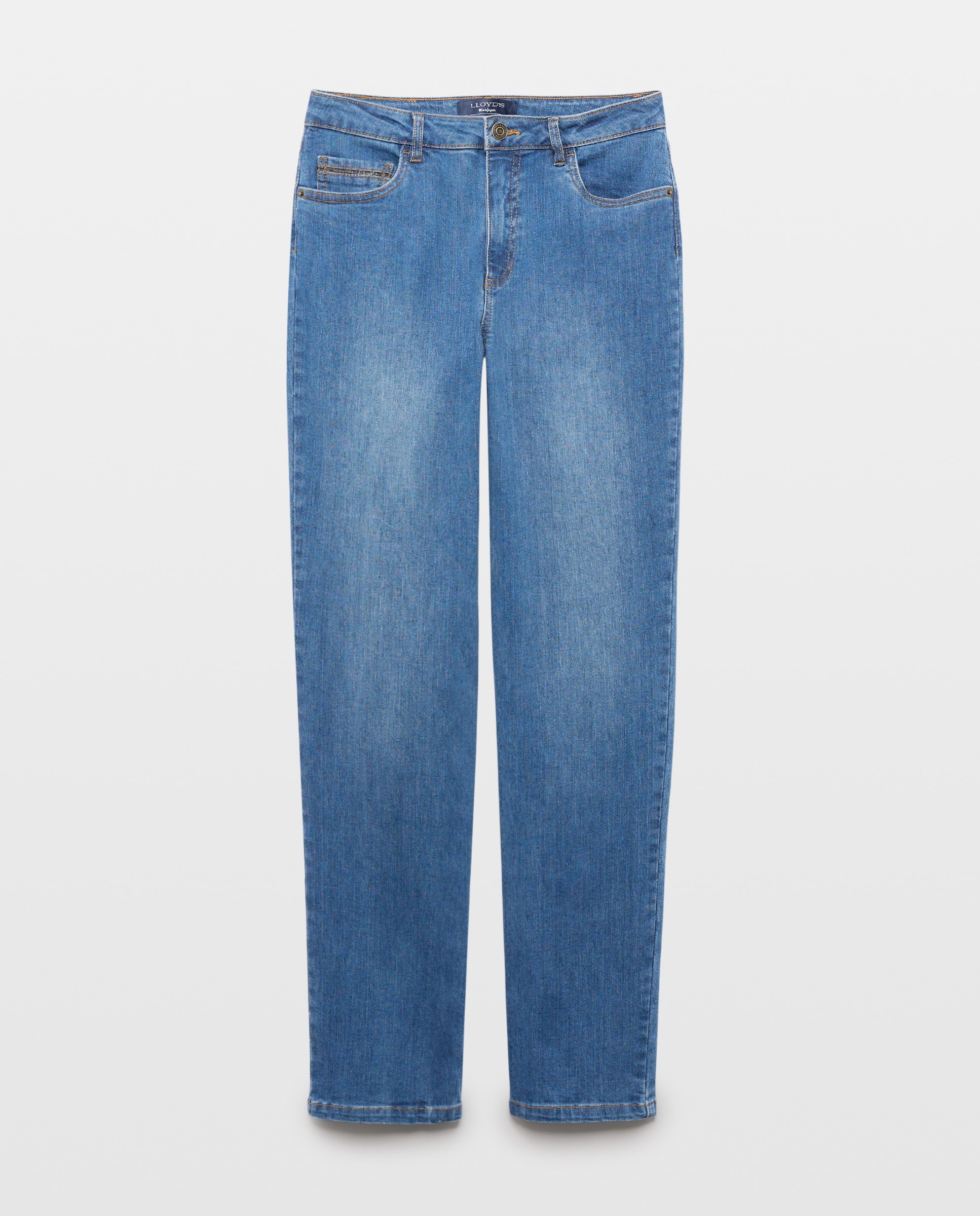 Imagem 0 de Jeans Semi Skinny com Bolinhas