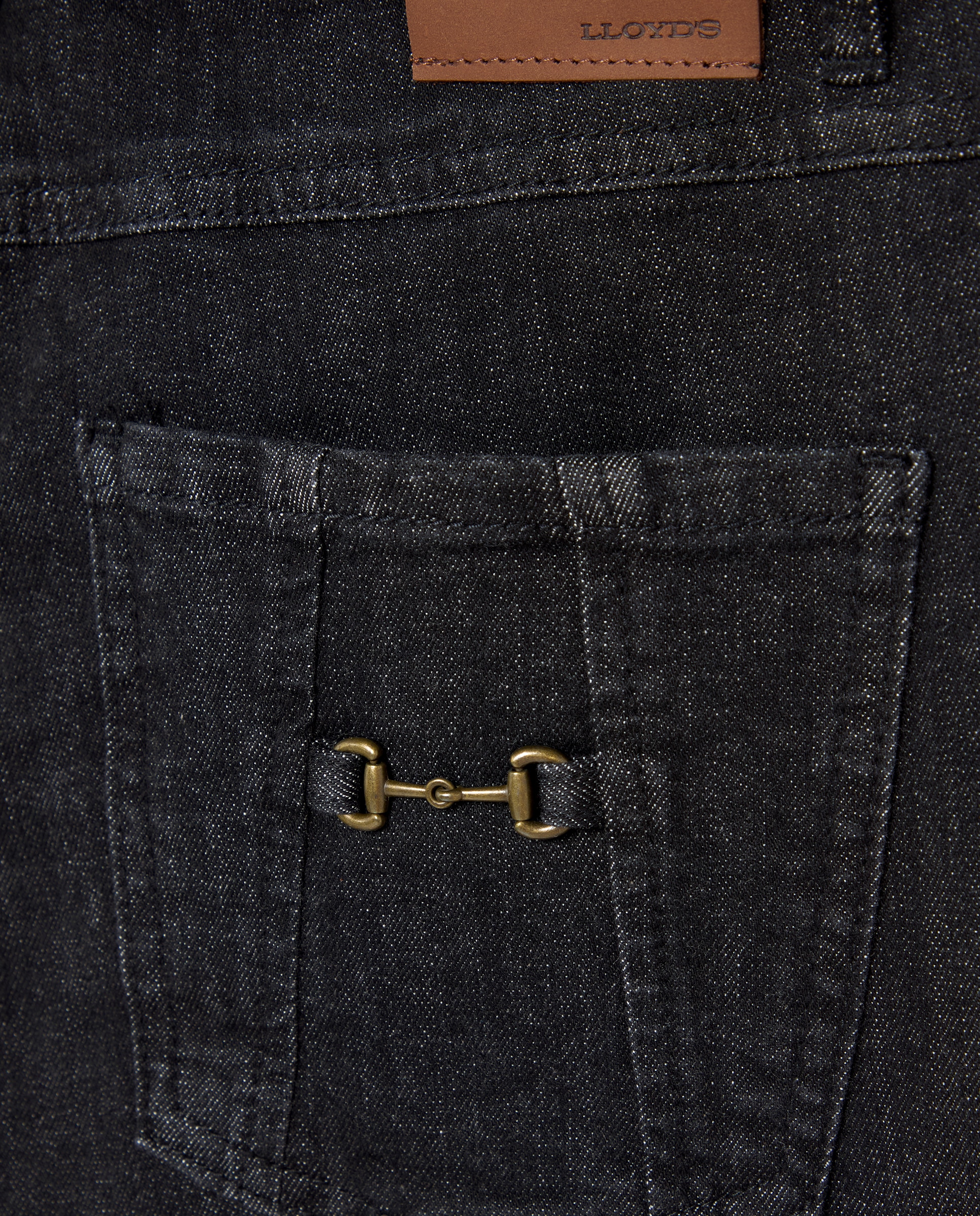 Jeans Skinny com Estribos Preto Intenso-2