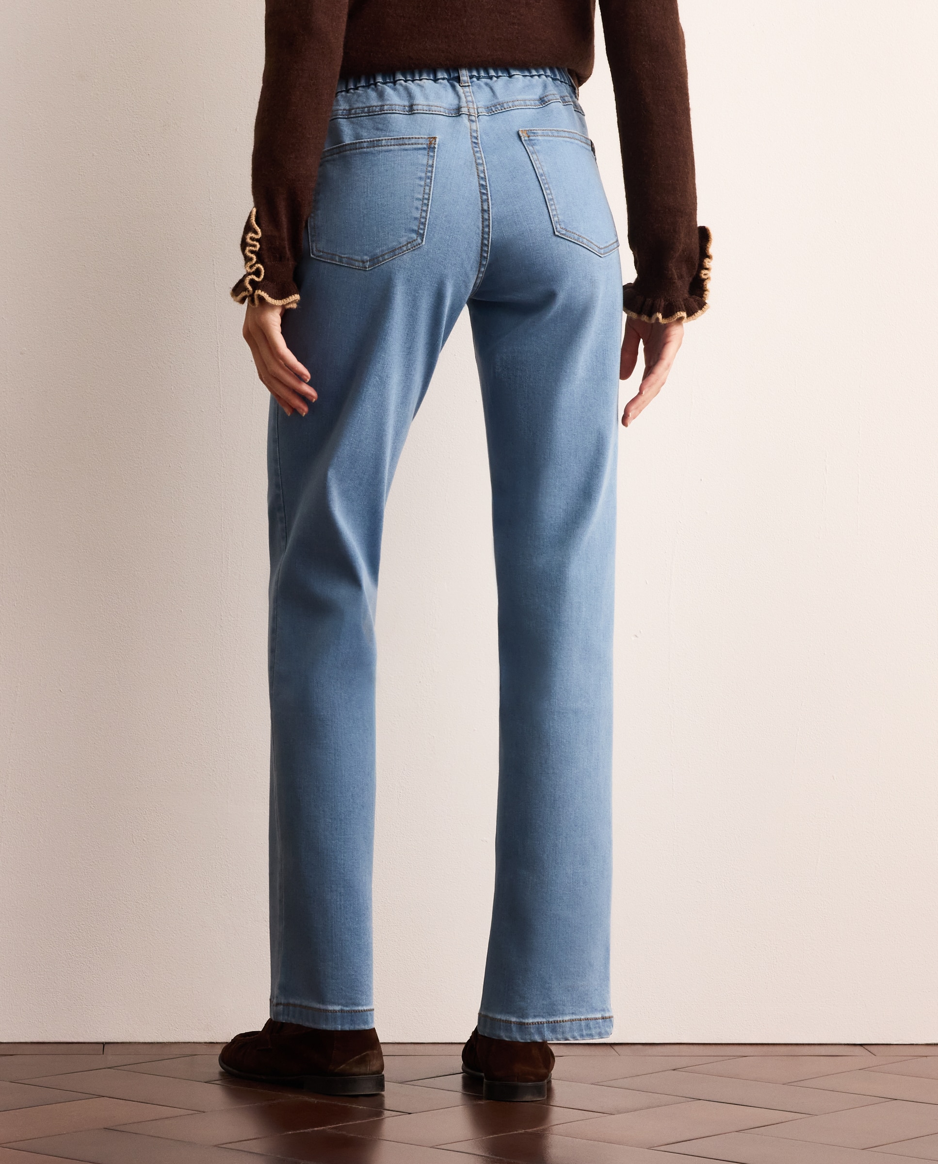 Legging vaquero semi de mujer - Lloyd's - Cerúleo Cerúleo-3