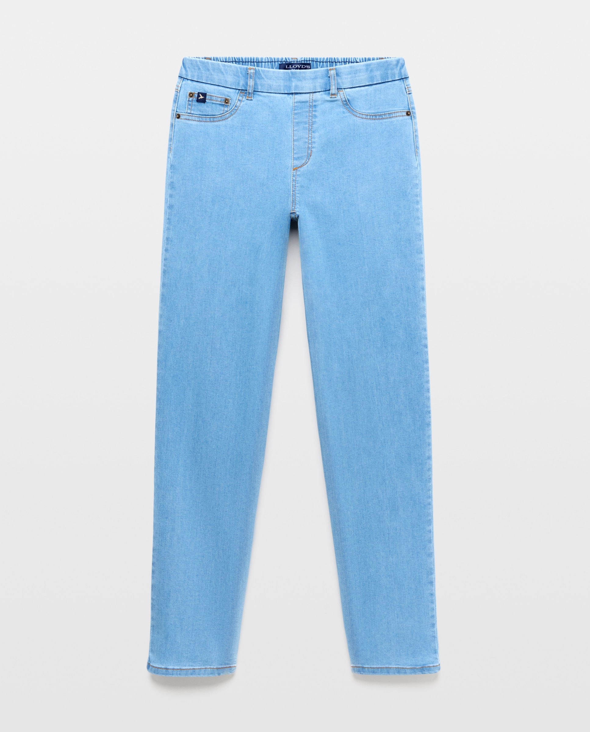 Legging vaquero semi de mujer - Lloyd's - Cerúleo Cerúleo-4