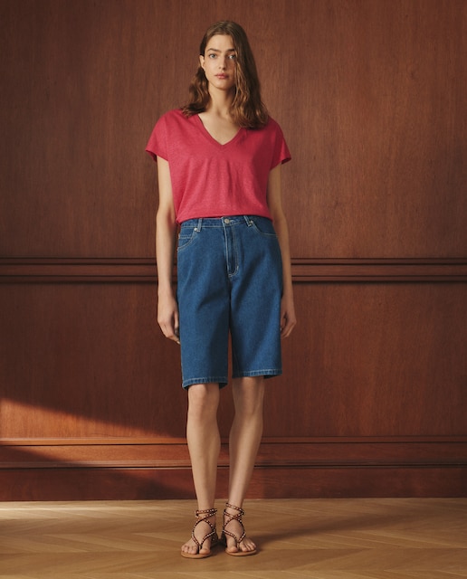 Imagem 0 de Bermudas Lisas de Algodão