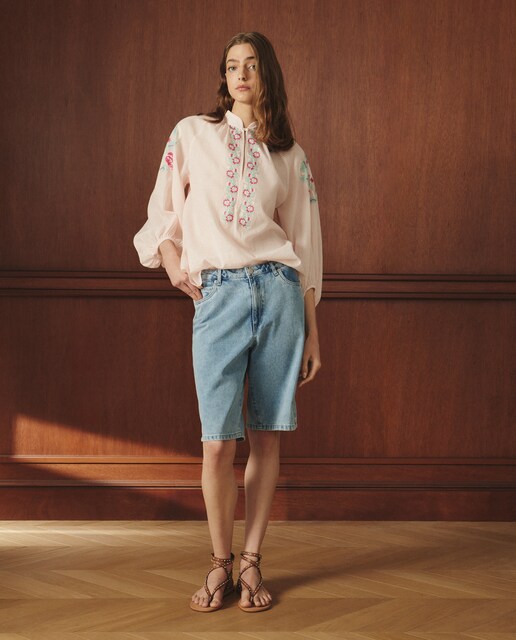 Imagem 0 de Bermudas Lisas de Algodão