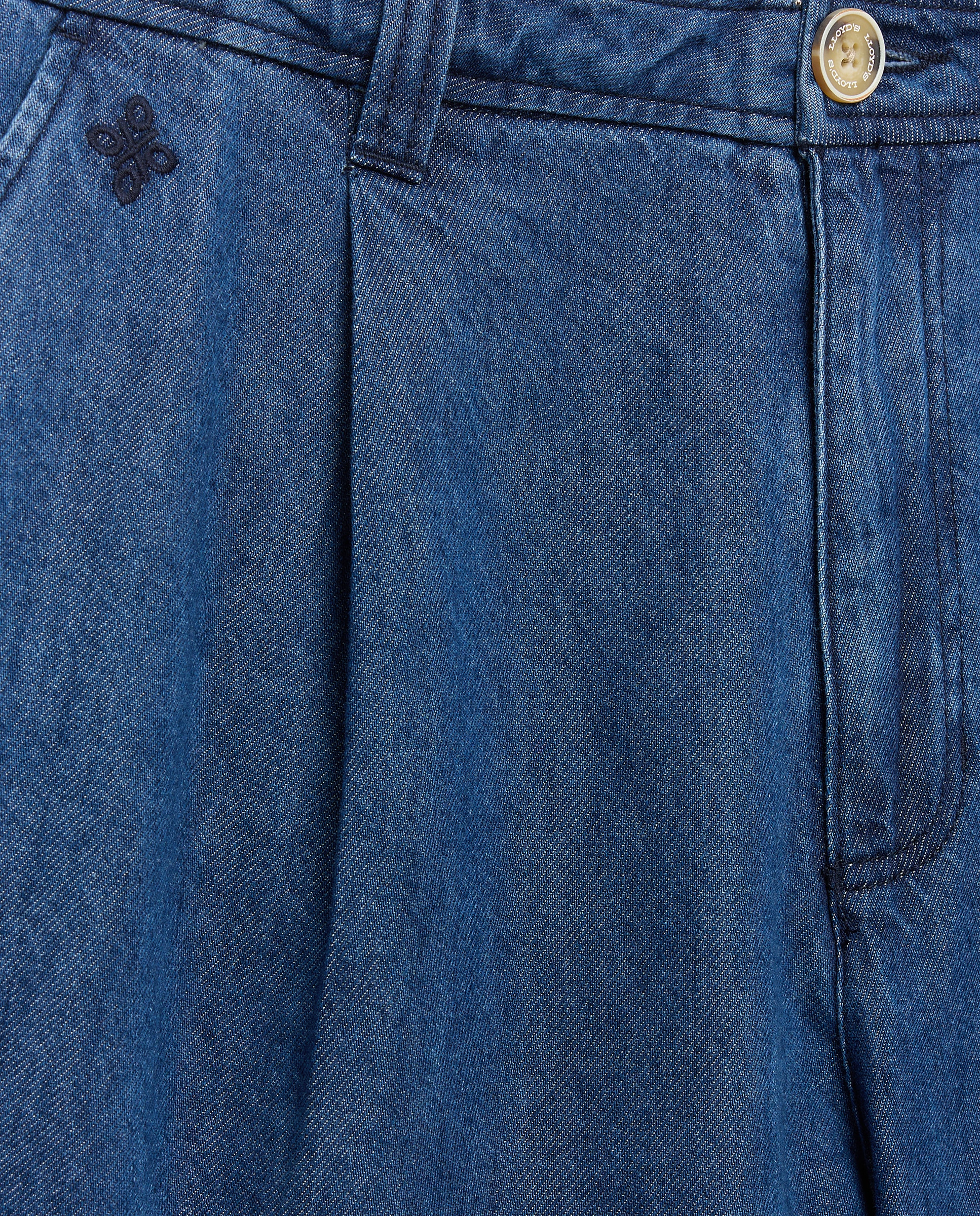 Bermuda denim de mujer - Lloyd's - Azul pálido Azul pálido-5