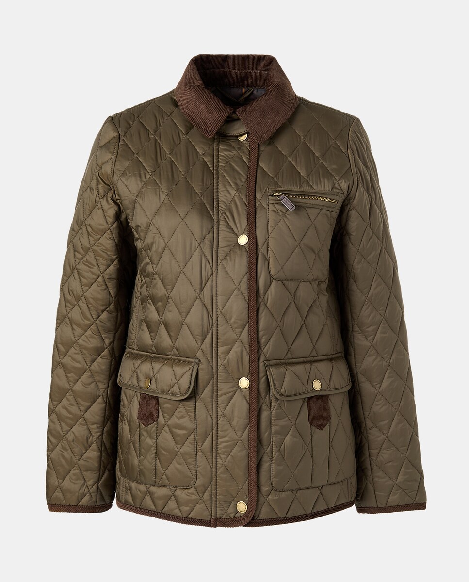 Casaco Husky Curto Liso 520 Caqui-4