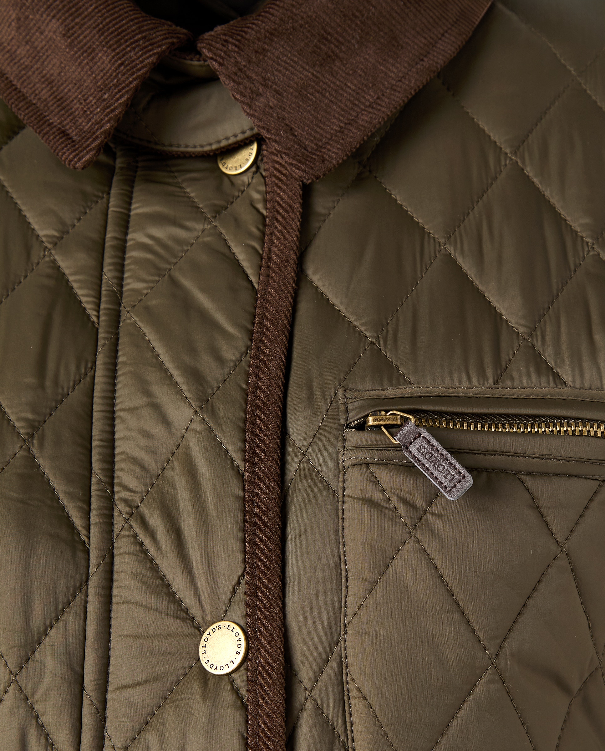 Casaco Husky Curto Liso 520 Caqui-5